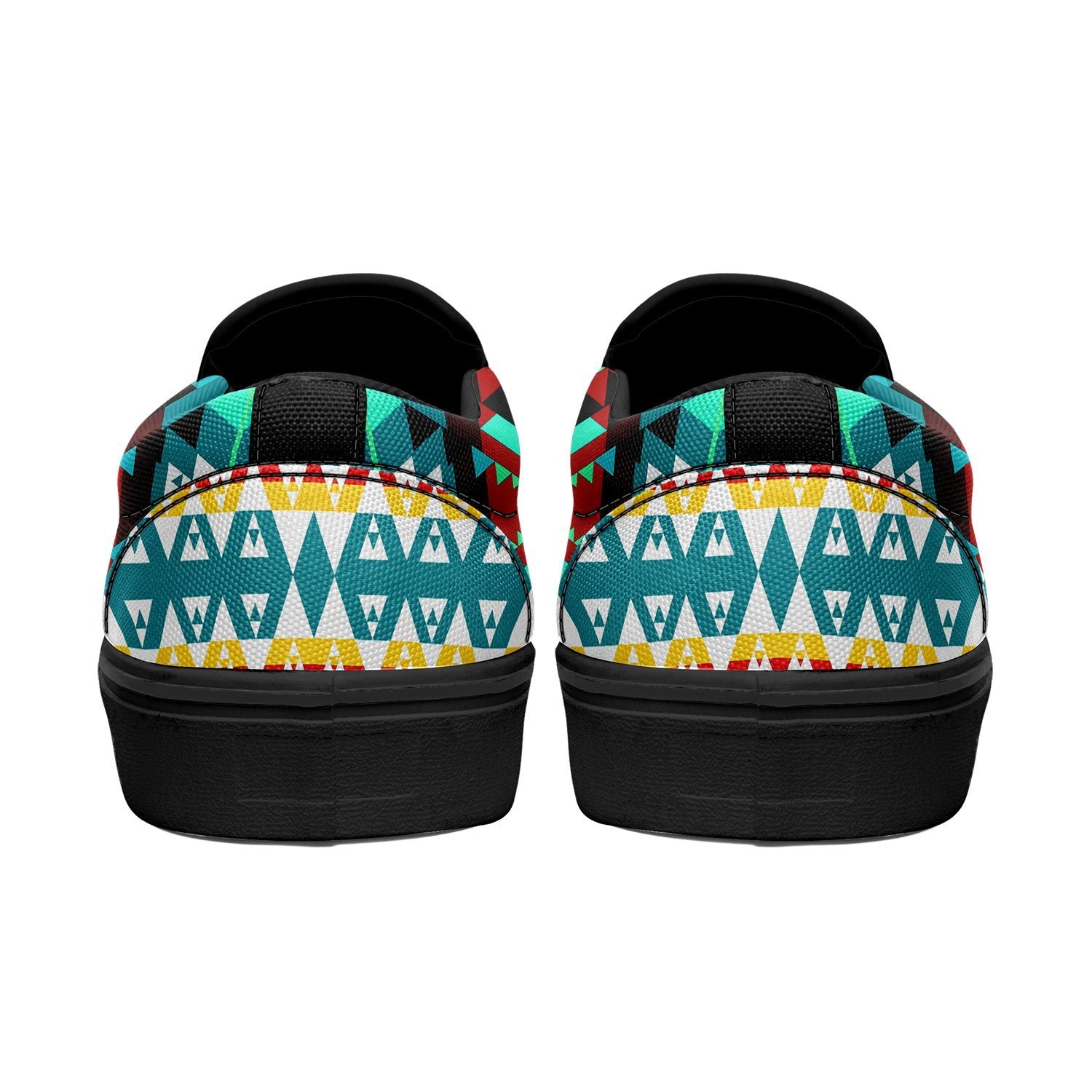 Writing on Stone Wheel Otoyimm Canvas Slip On Shoes 49 Dzine