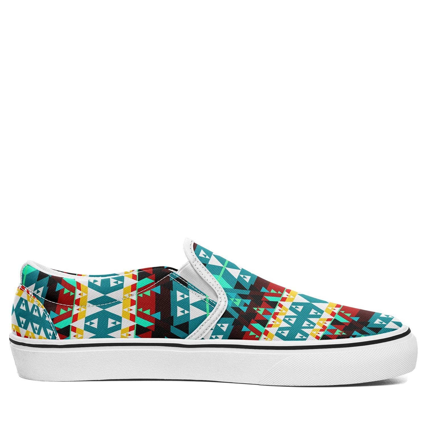 Writing on Stone Wheel Otoyimm Canvas Slip On Shoes 49 Dzine