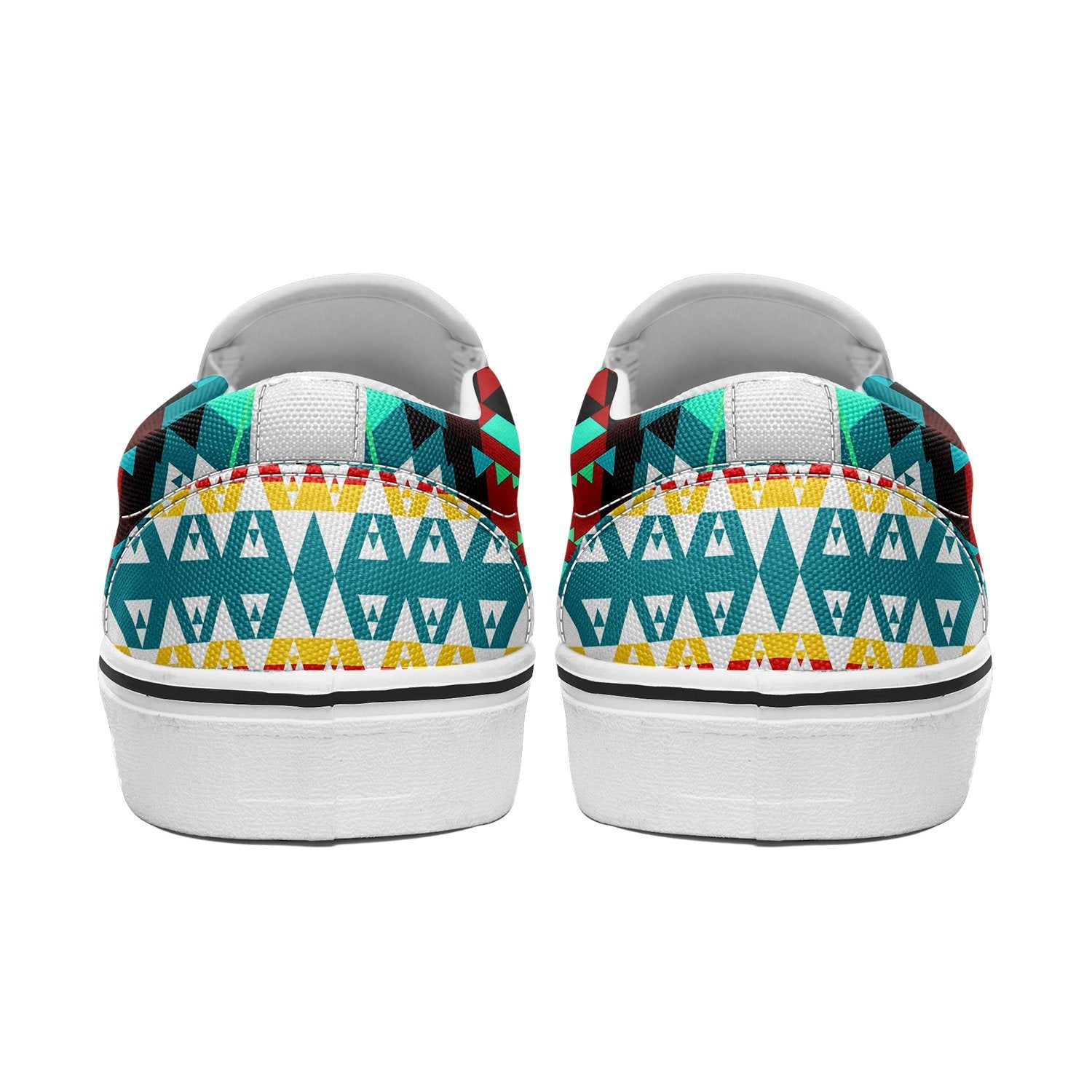 Writing on Stone Wheel Otoyimm Canvas Slip On Shoes 49 Dzine