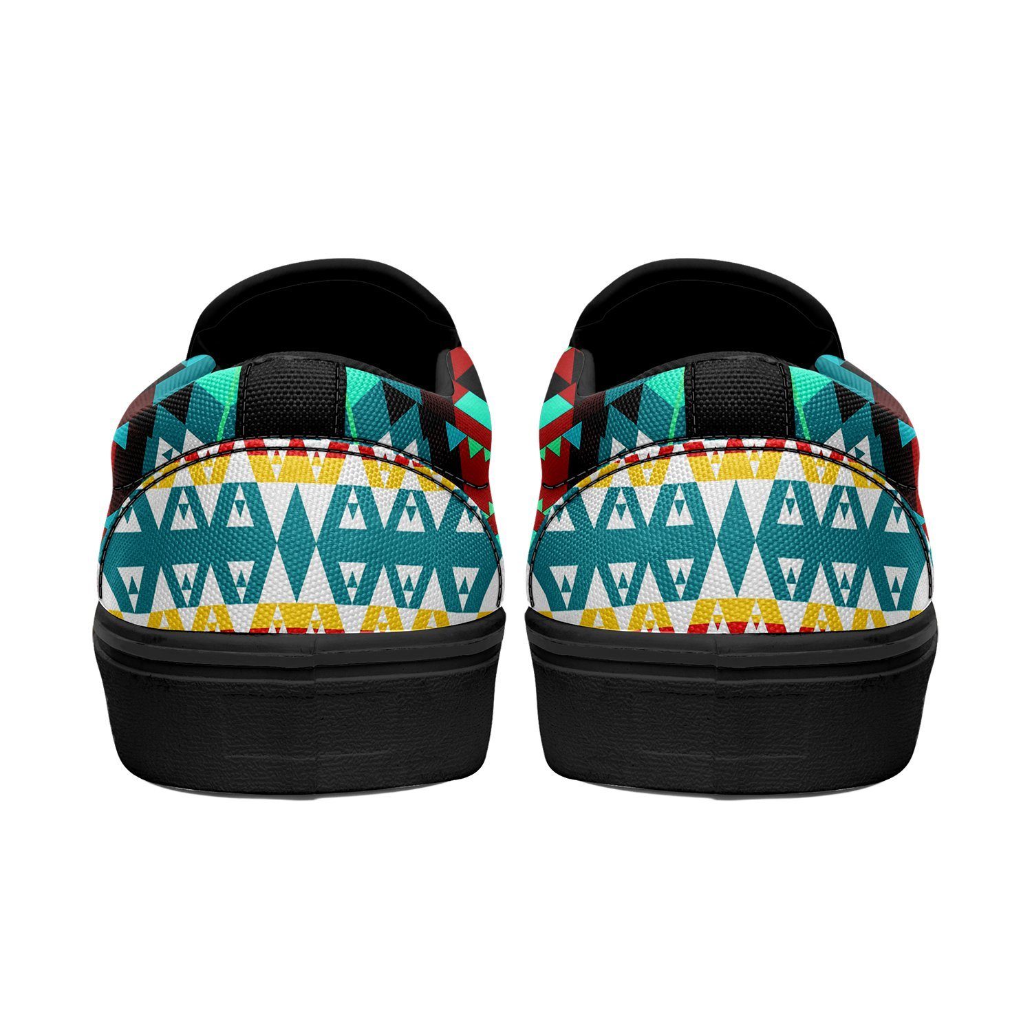 Writing on Stone Wheel Otoyimm Kid's Canvas Slip On Shoes 49 Dzine