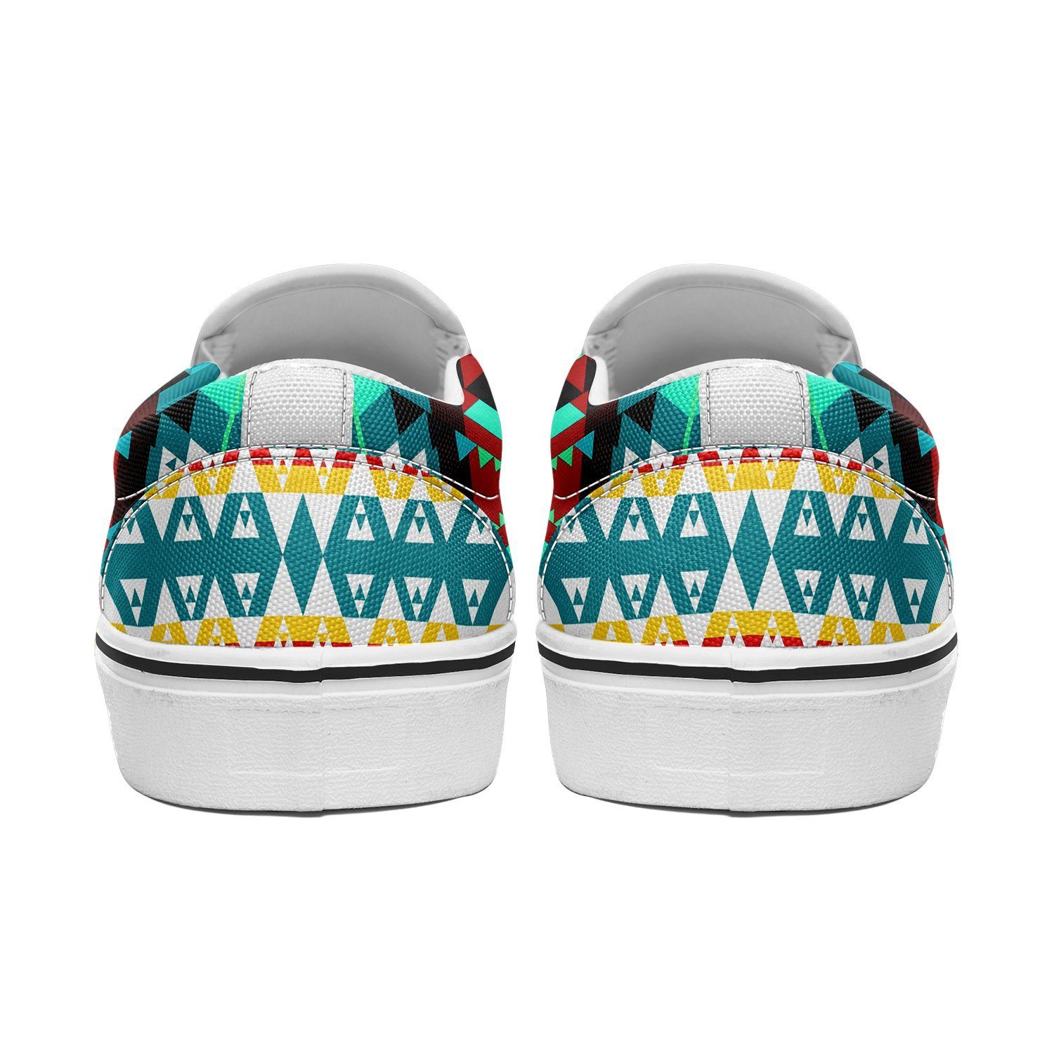 Writing on Stone Wheel Otoyimm Kid's Canvas Slip On Shoes 49 Dzine