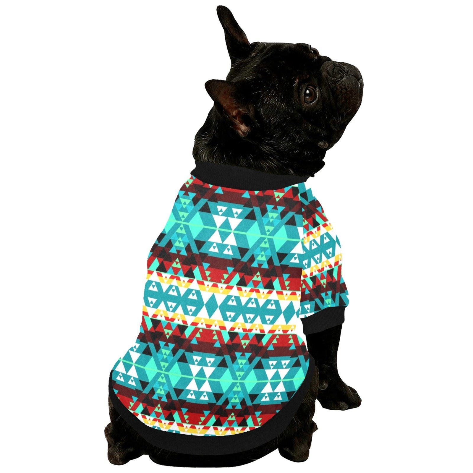 Writing on Stone Wheel Pet Dog Round Neck Shirt Pet Dog Round Neck Shirt e-joyer