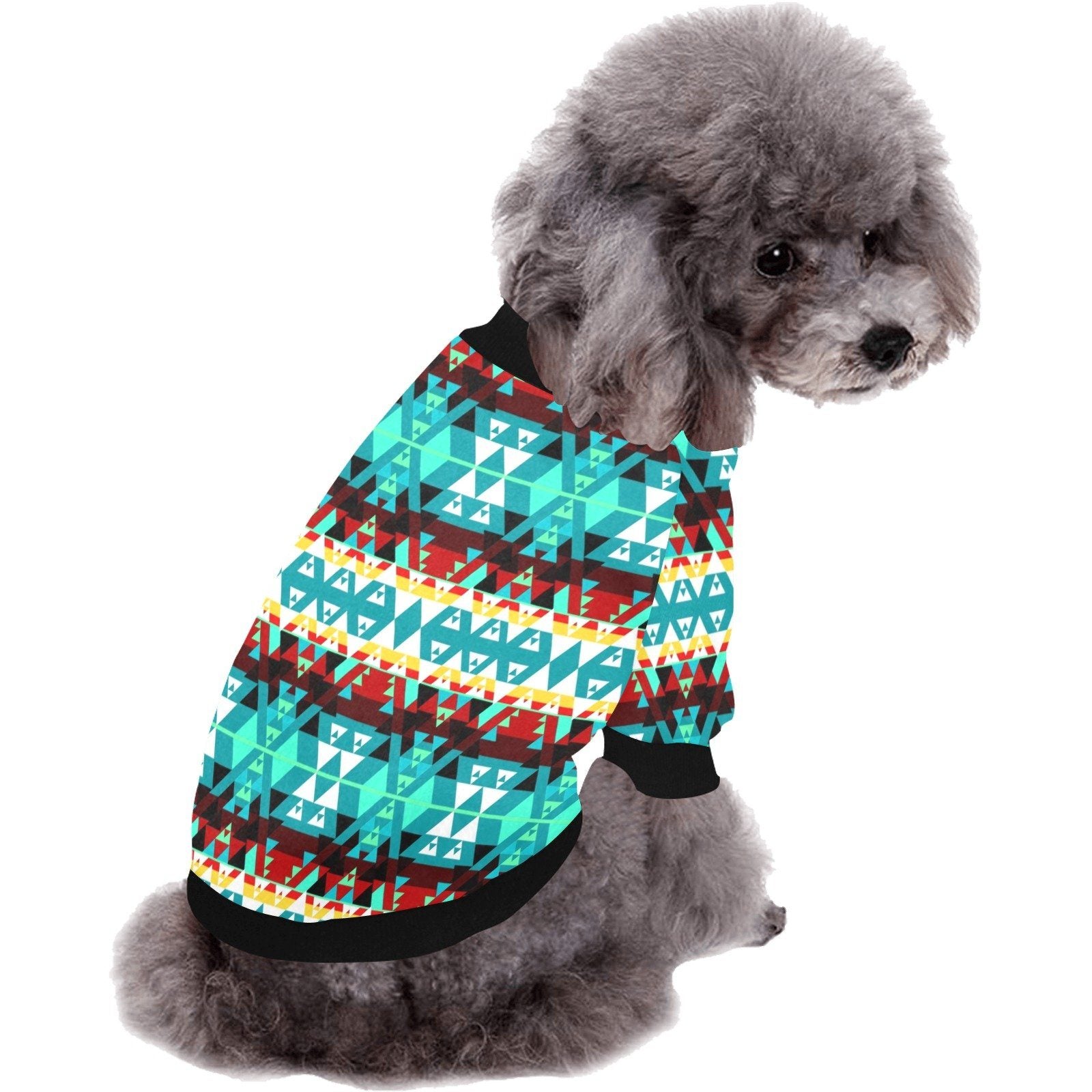 Writing on Stone Wheel Pet Dog Round Neck Shirt Pet Dog Round Neck Shirt e-joyer