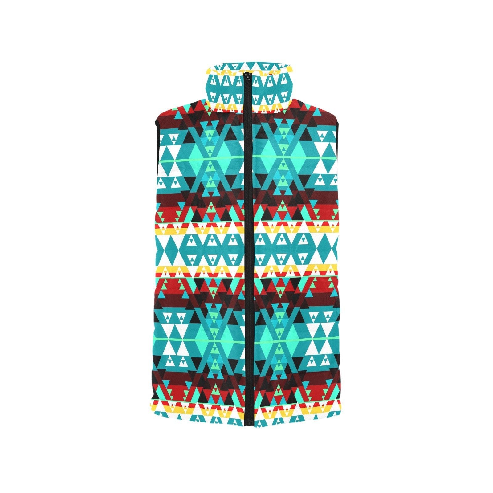 Writing on Stone Wheel Women's Padded Vest Jacket (Model H44) Women's Padded Vest Jacket (H44) e-joyer