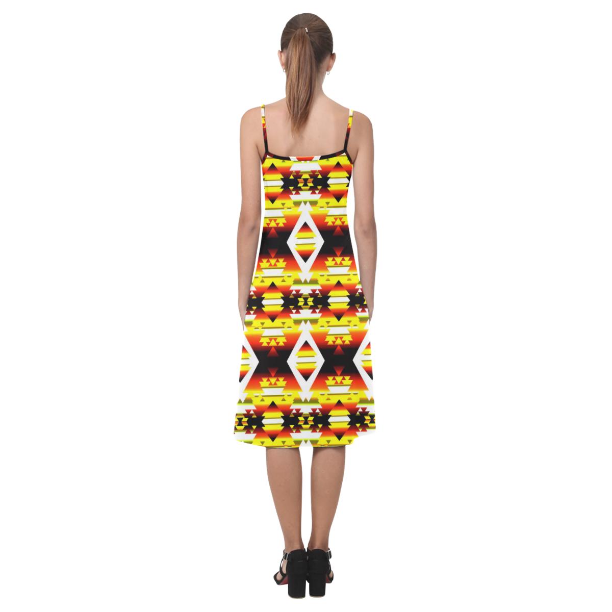 Yellow Winter Camp Alcestis Slip Dress (Model D05) Alcestis Slip Dress (D05) e-joyer