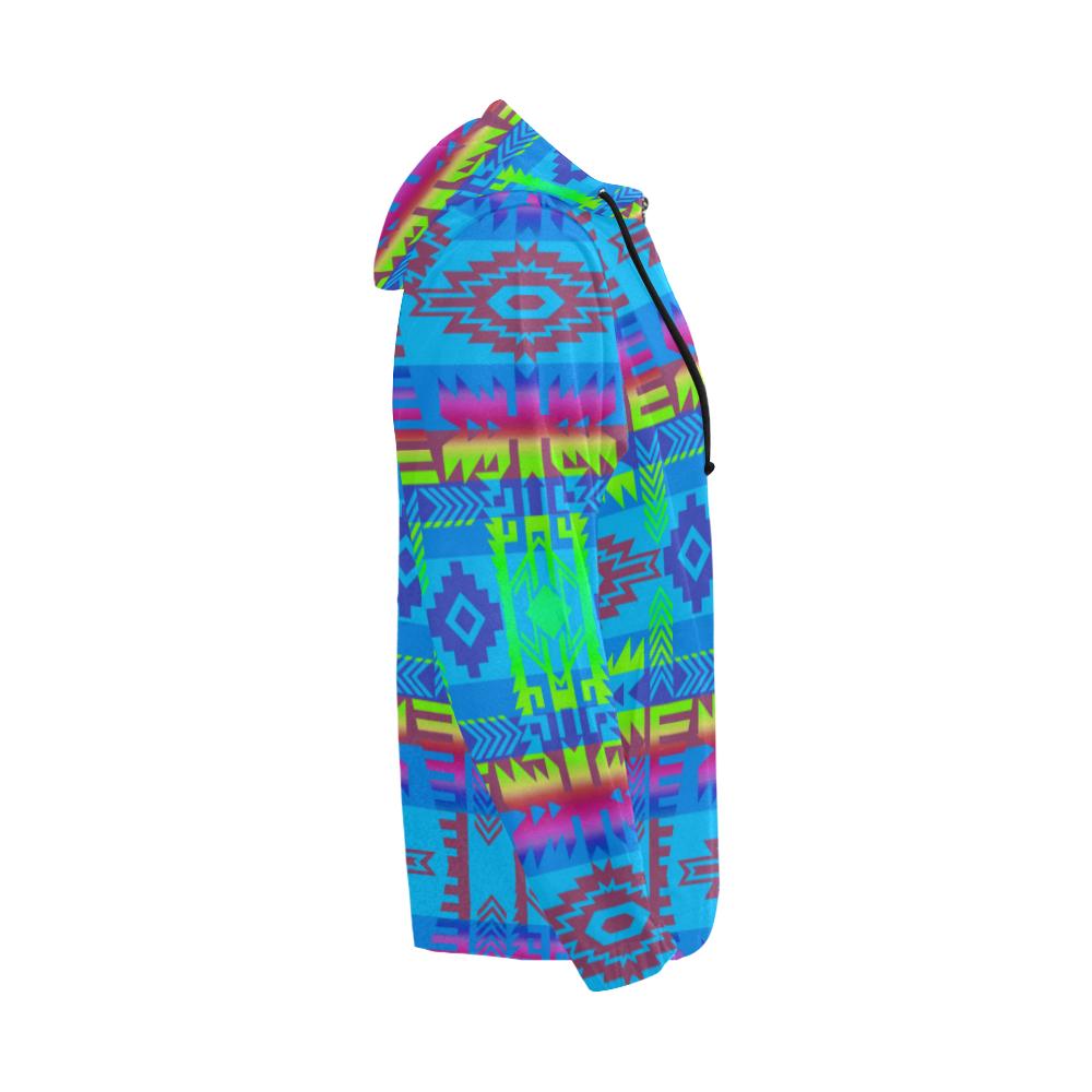 Young Journey All Over Print Full Zip Hoodie for Men (Model H14) All Over Print Full Zip Hoodie for Men (H14) e-joyer