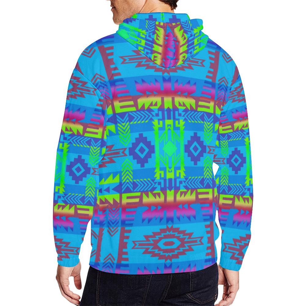Young Journey All Over Print Full Zip Hoodie for Men (Model H14) All Over Print Full Zip Hoodie for Men (H14) e-joyer