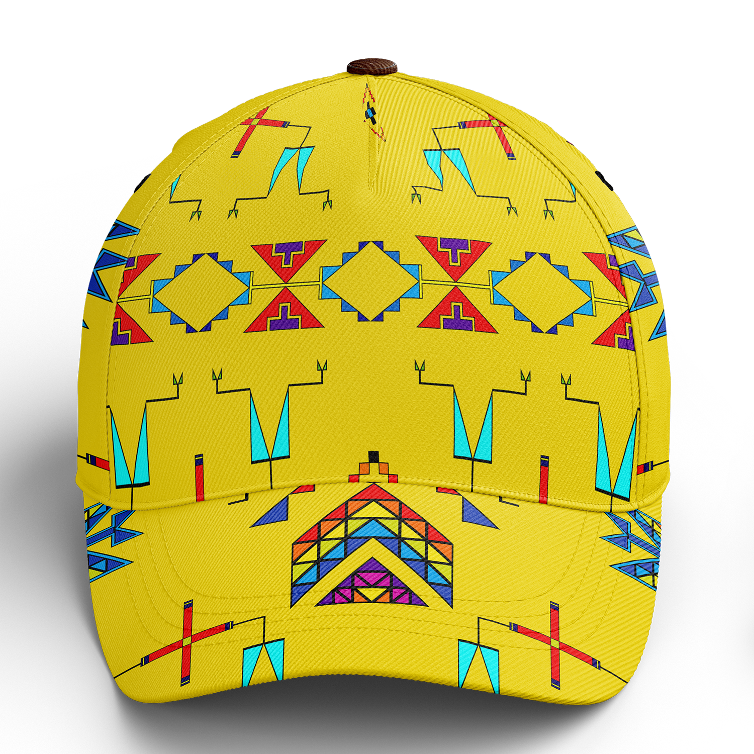 Rainy Chief Rainbow Yellow Snapback Hat