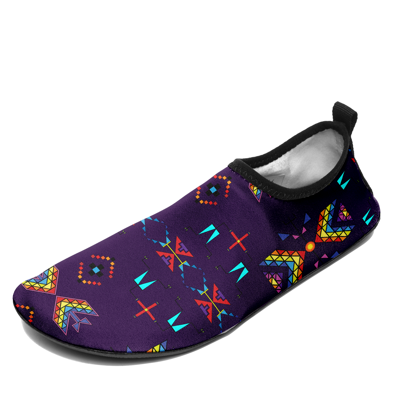 Rainy Chief Rainbow Dark Purple Sockamoccs