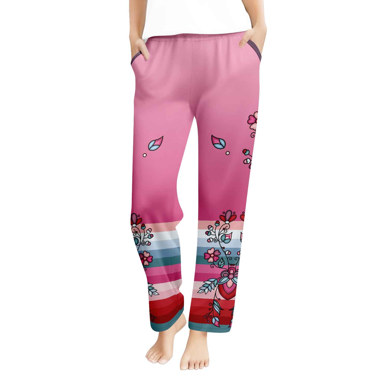 Aurora Blooms Women's Pants