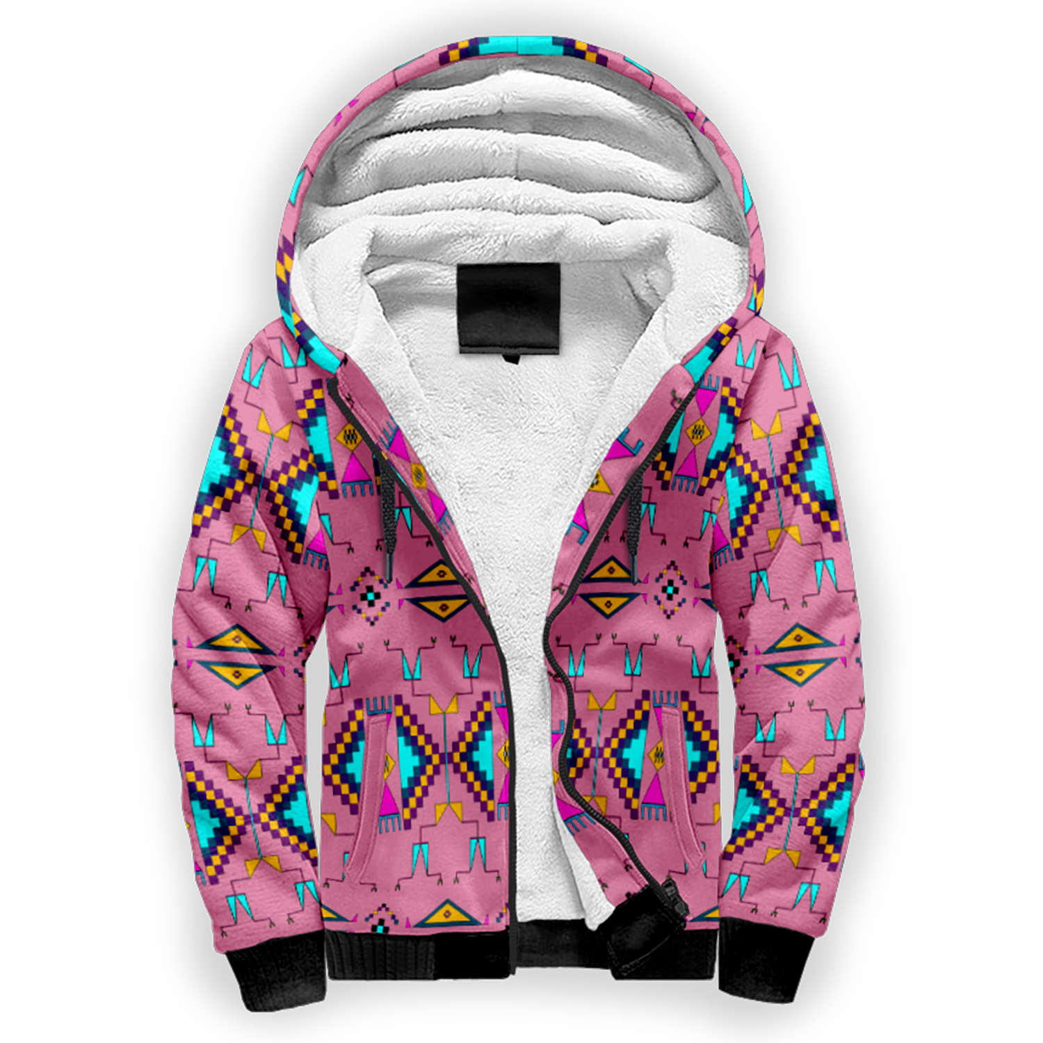 Rite of Passage Pink Sherpa Hoodie