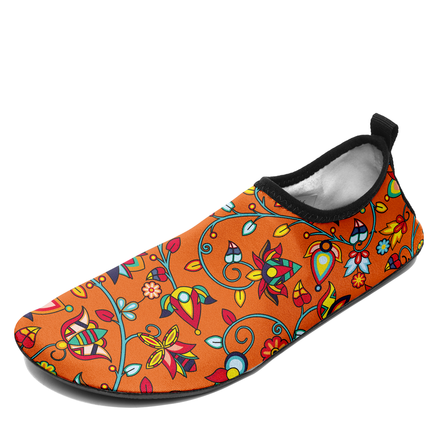 Thorny Path ECM Orange Kid's Sockamoccs Slip On Shoes