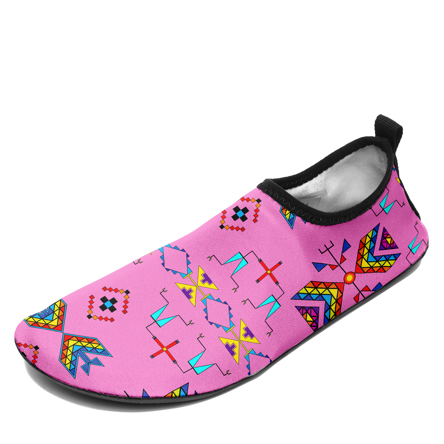 Rainy Chief Rainbow Blush Kid's Sockamoccs Slip On Shoes