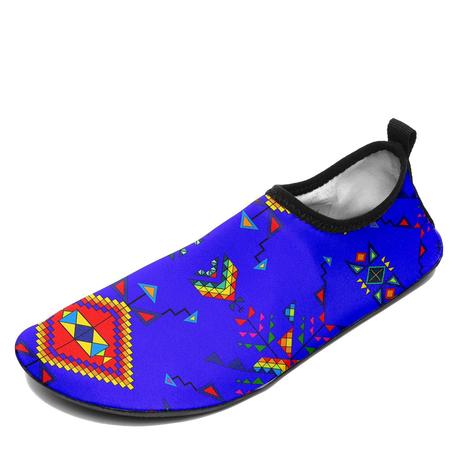 Buffalo Jump Blue Kid's Sockamoccs Slip On Shoes