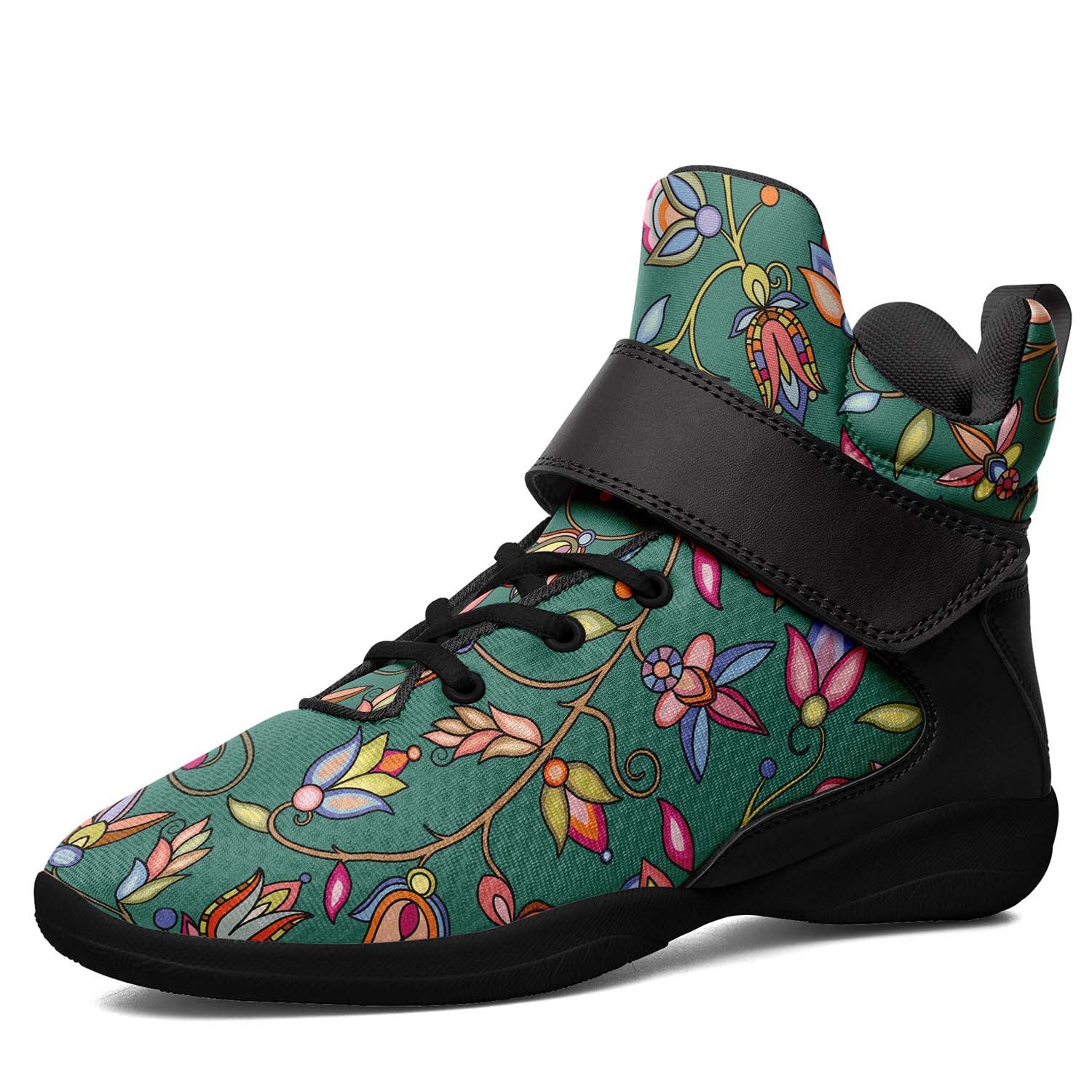 Buffalo Bloom Pond Reflection Ipottaa Basketball / Sport High Top Shoes - Black Sole