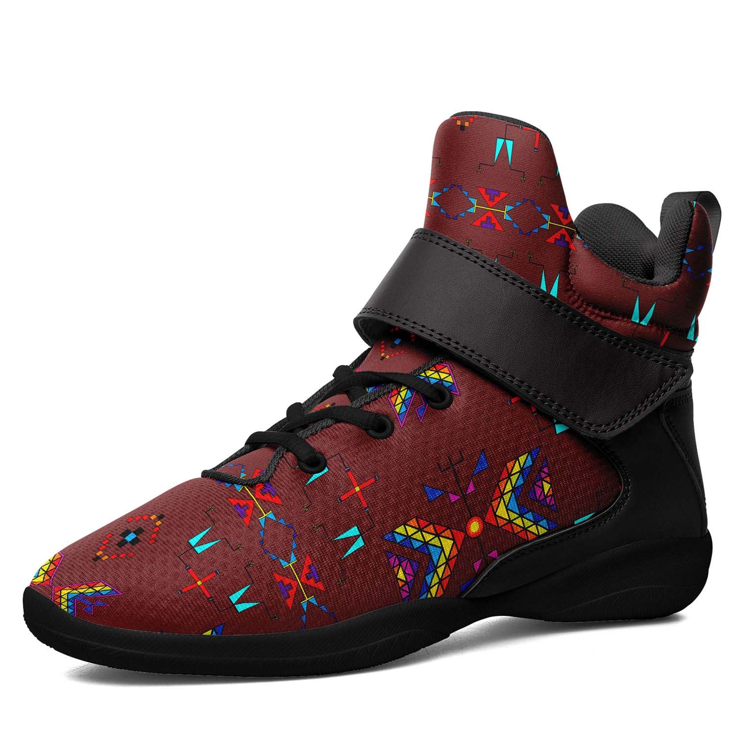 Rainy Chief Rainbow Earth Clay Ipottaa Basketball / Sport High Top Shoes - Black Sole