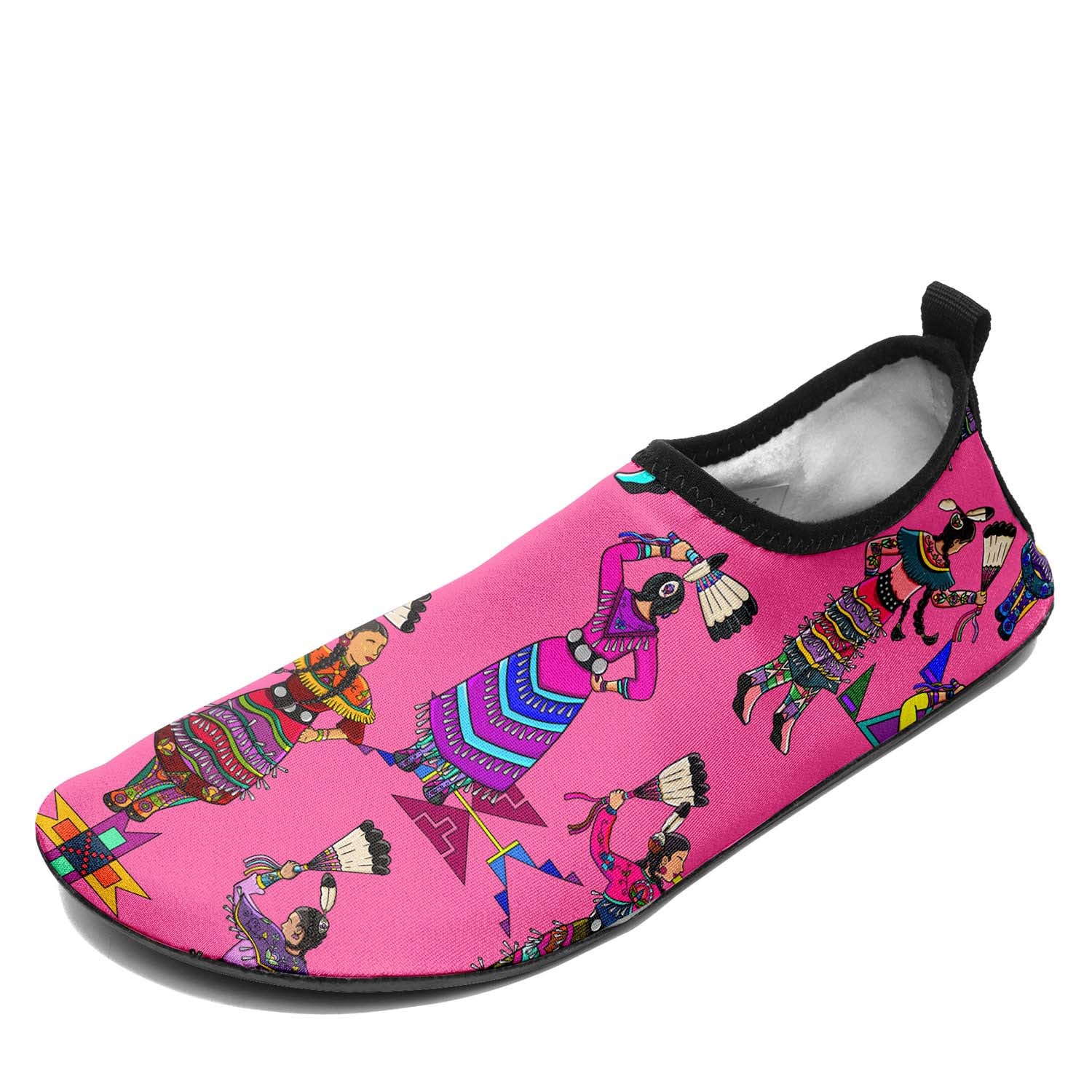 Women's Jingle Dancers Pink Sockamoccs