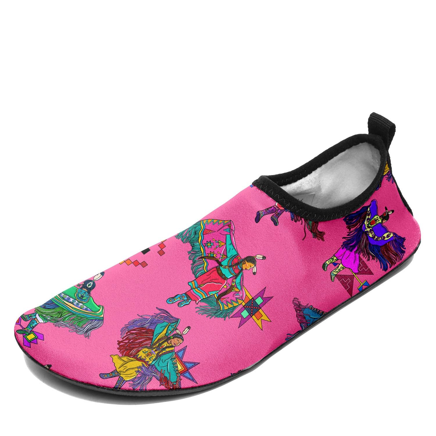 Women's Fancy Dancers Pink Sockamoccs