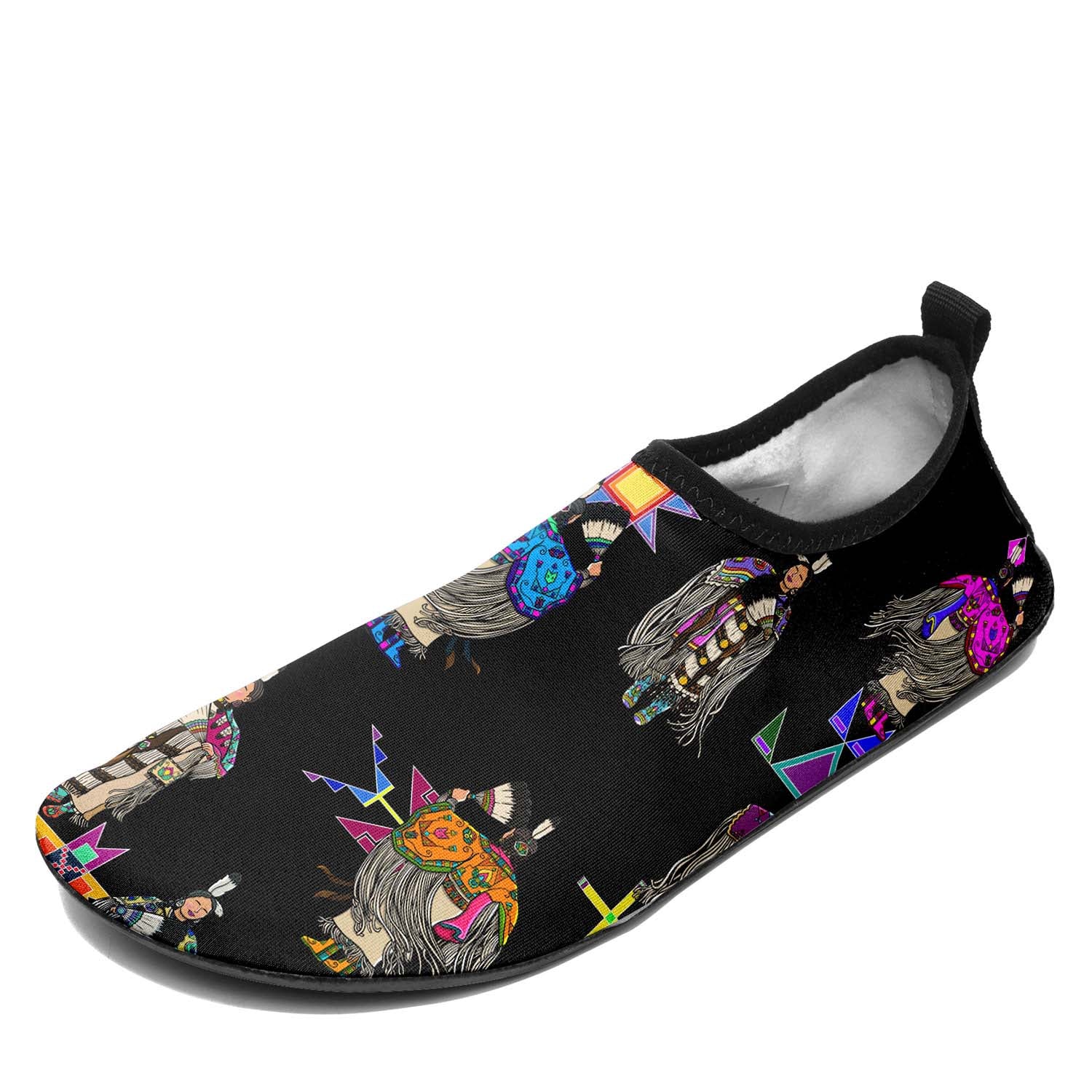 Women's Tradish Dancers  Black Sockamoccs