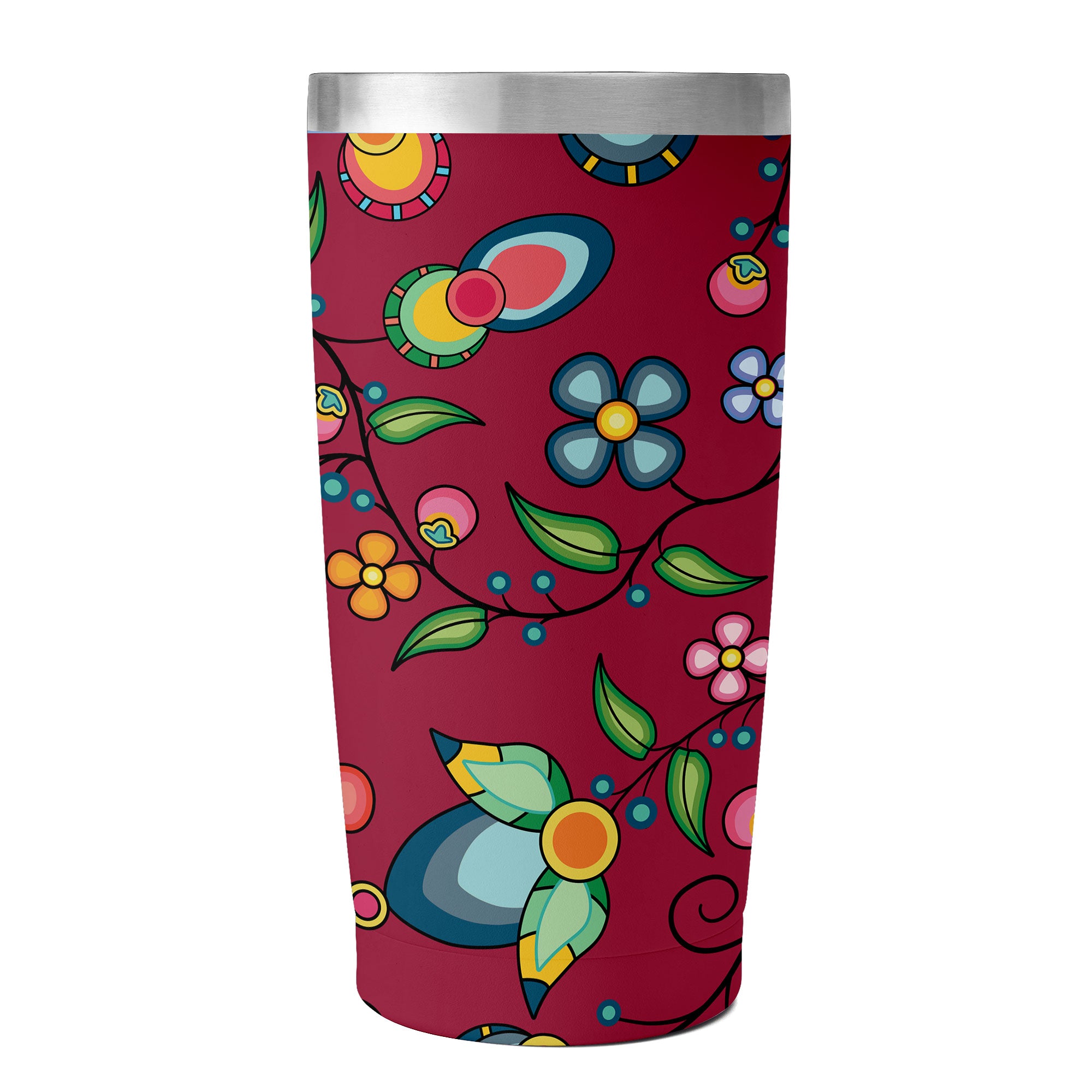 Floral Bounty Magenta 15OZ Tumbler