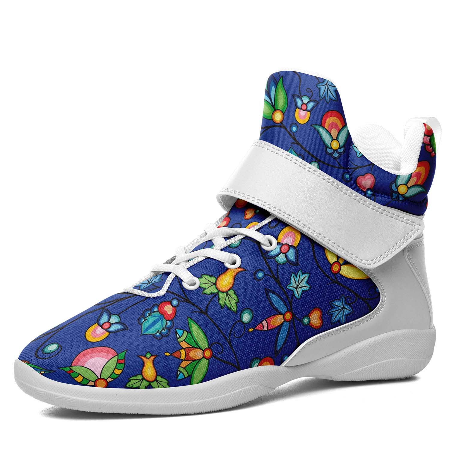 Prairie Plains Spirit Nightfall Ipottaa Basketball / Sport High Top Shoes - White Sole