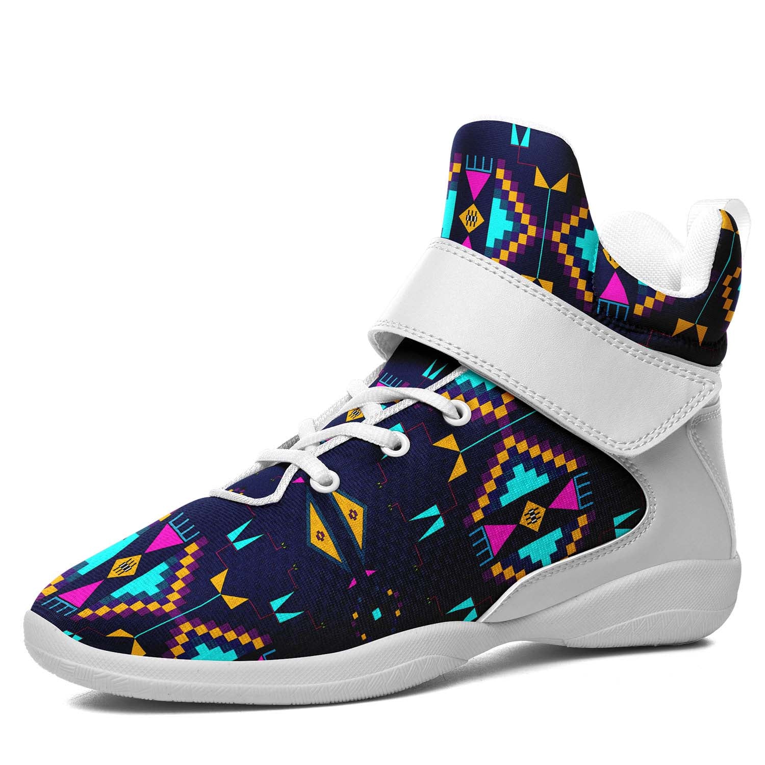 Rite of Passage Prairie Night Ipottaa Basketball / Sport High Top Shoes - White Sole