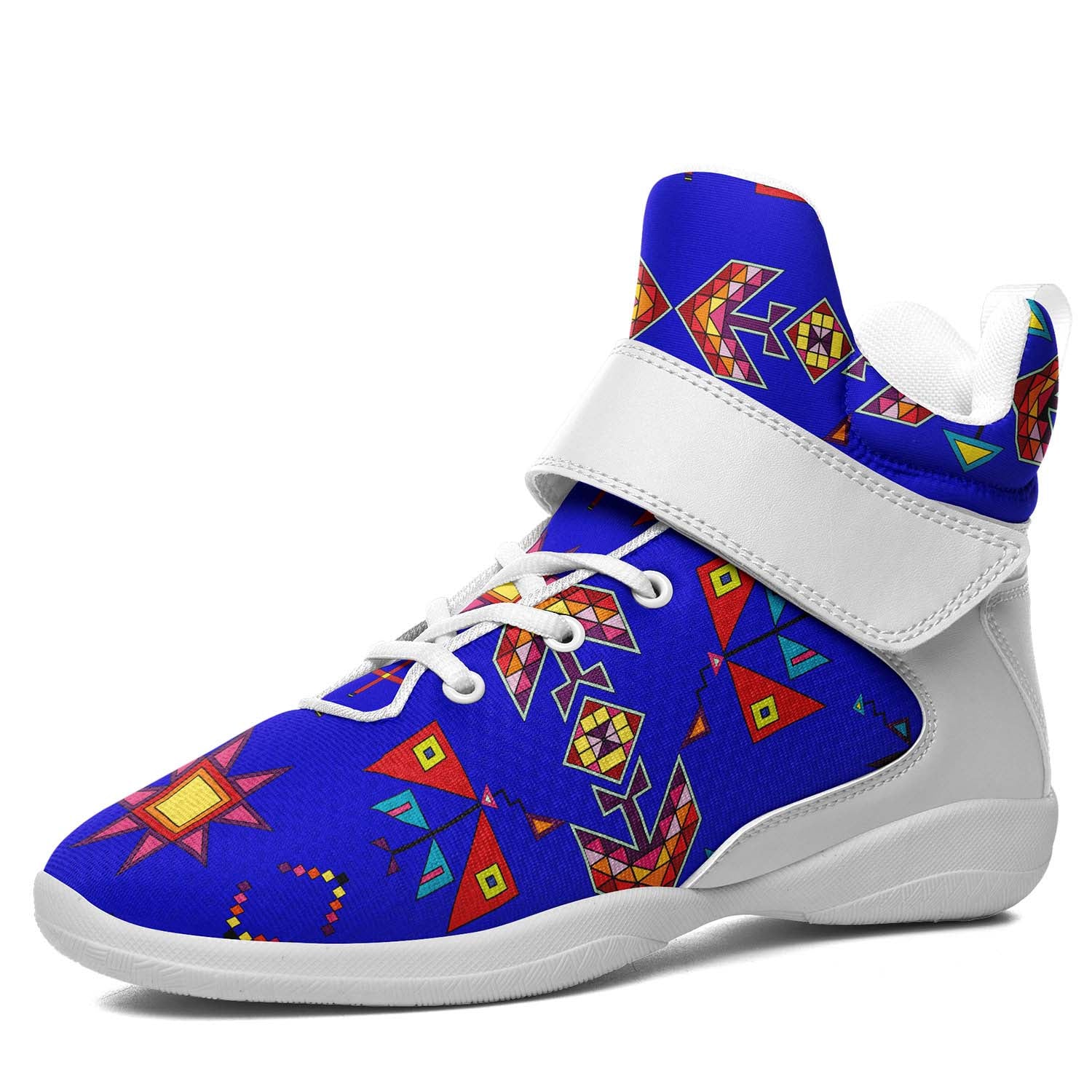 Scattered Generations Royal Ipottaa Basketball / Sport High Top Shoes - White Sole