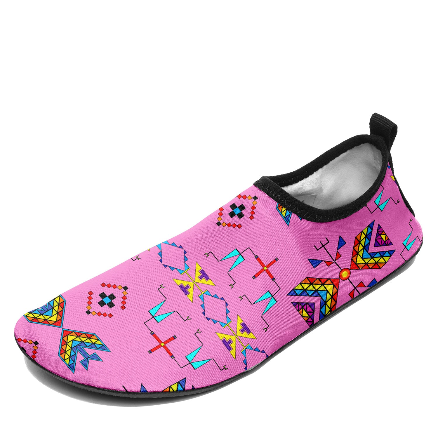 Rainy Chief Rainbow Blush Kid's Sockamoccs Slip On Shoes