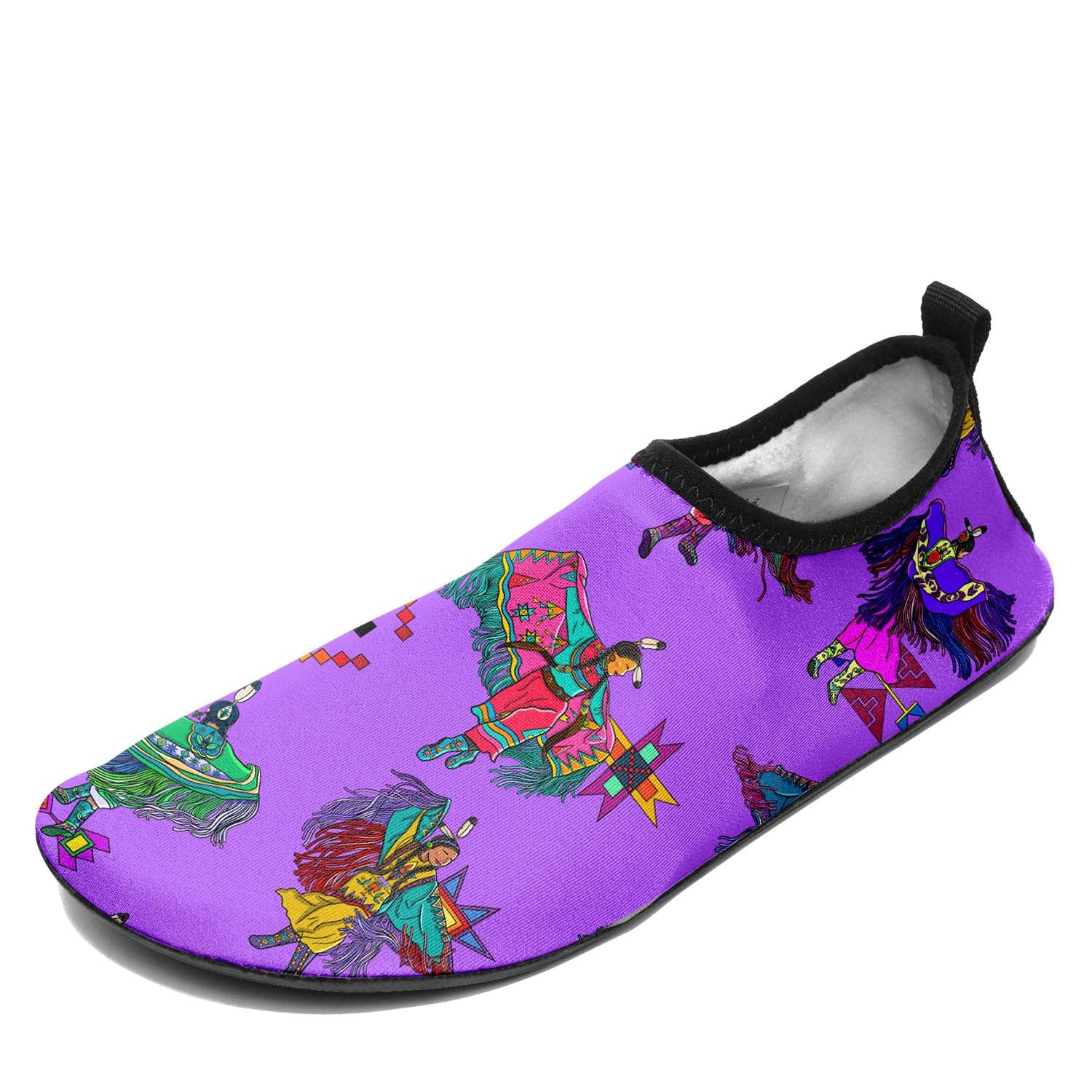 Women's Fancy Dancers Purple Sockamoccs