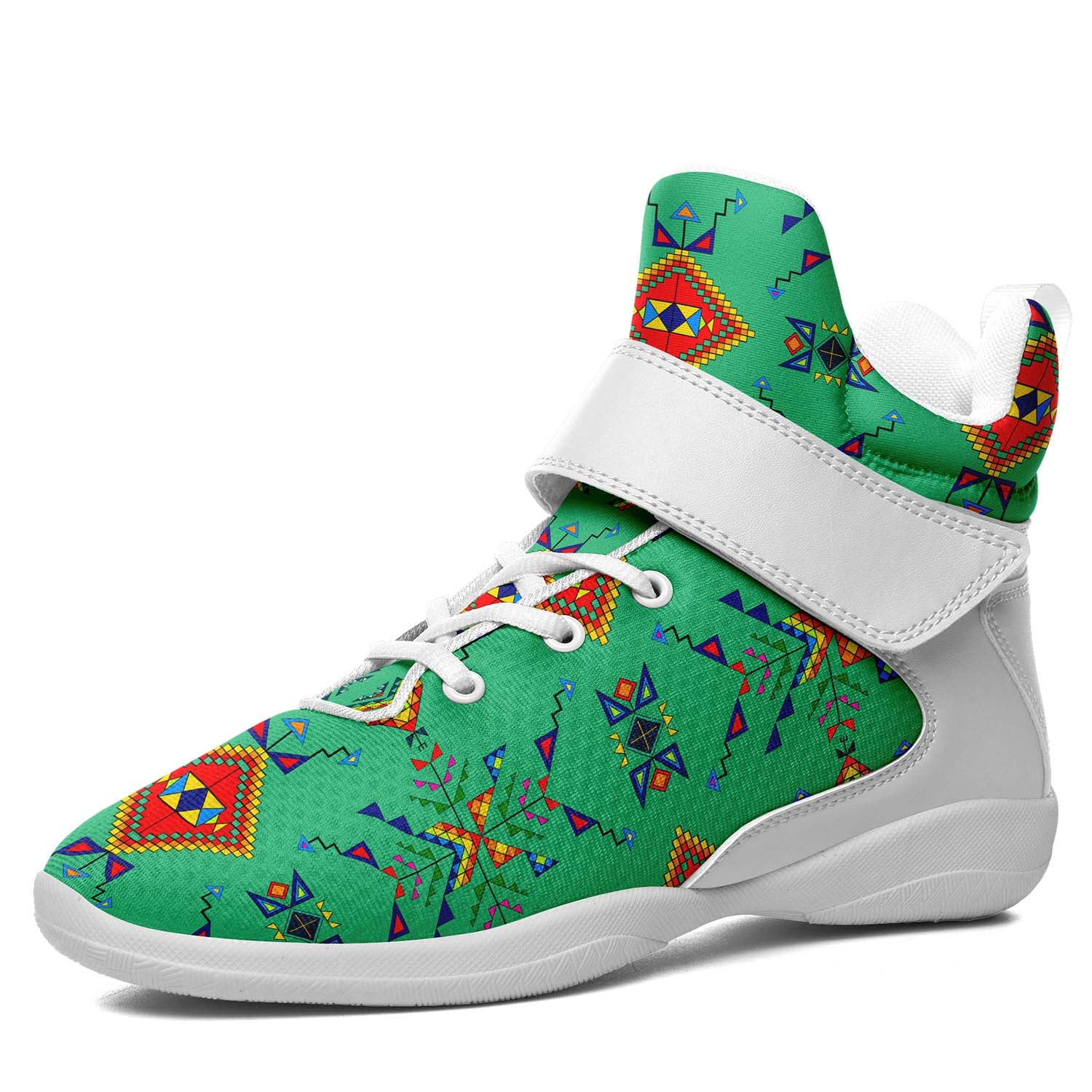 Buffalo Jump Sage Ipottaa Basketball / Sport High Top Shoes - White Sole