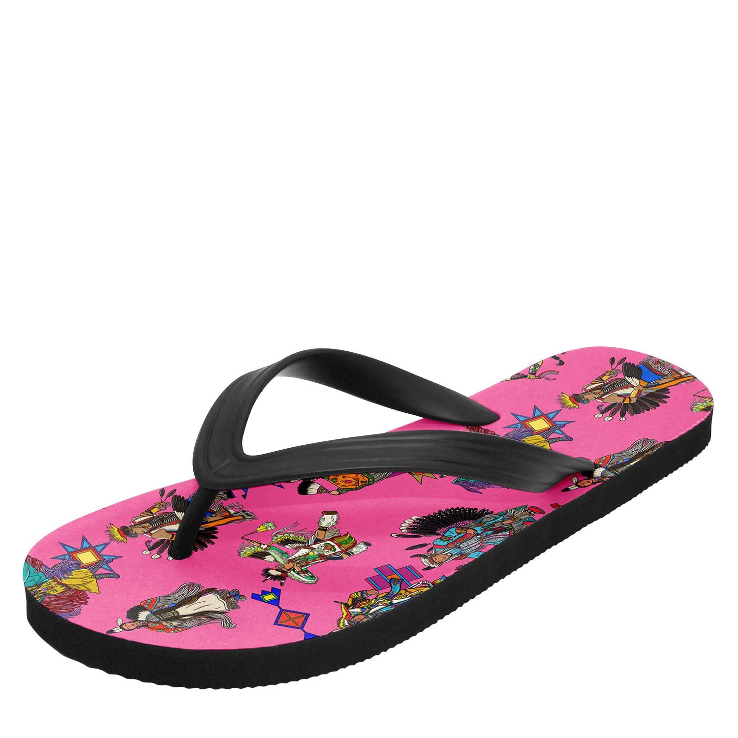 Grand Entry Dancer Pink Flip Flops
