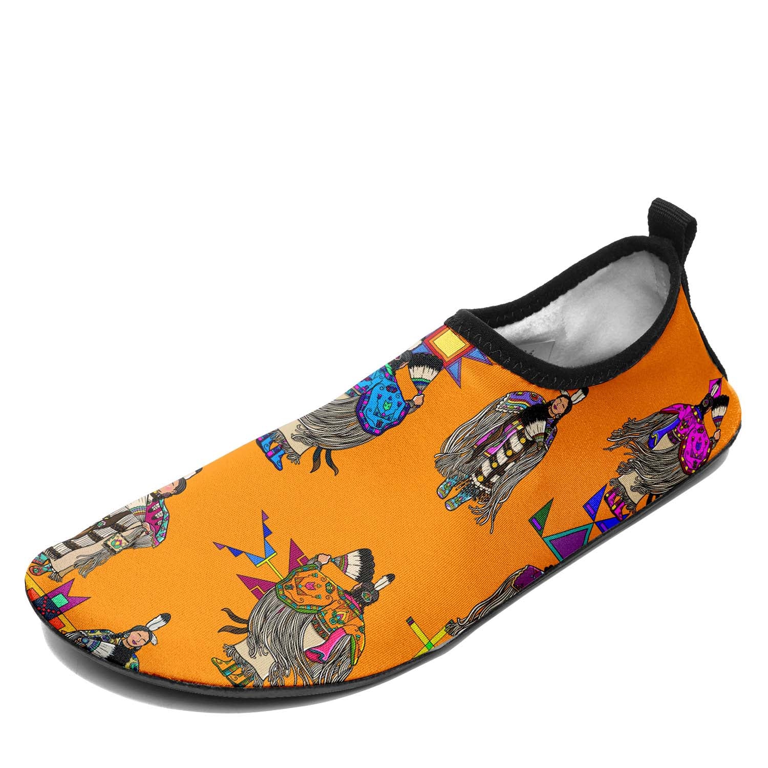 Women's Tradish Dancers Orange Sockamoccs