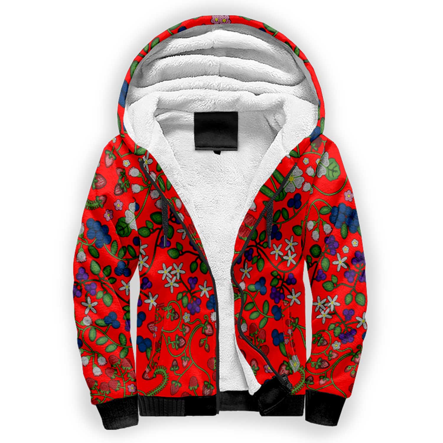 Grandmother Stories Fire Sherpa Hoodie