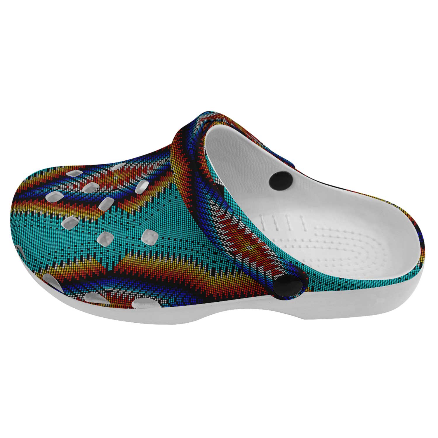 Diamond in the Bluff Turquoise Muddies Unisex Clog Shoes