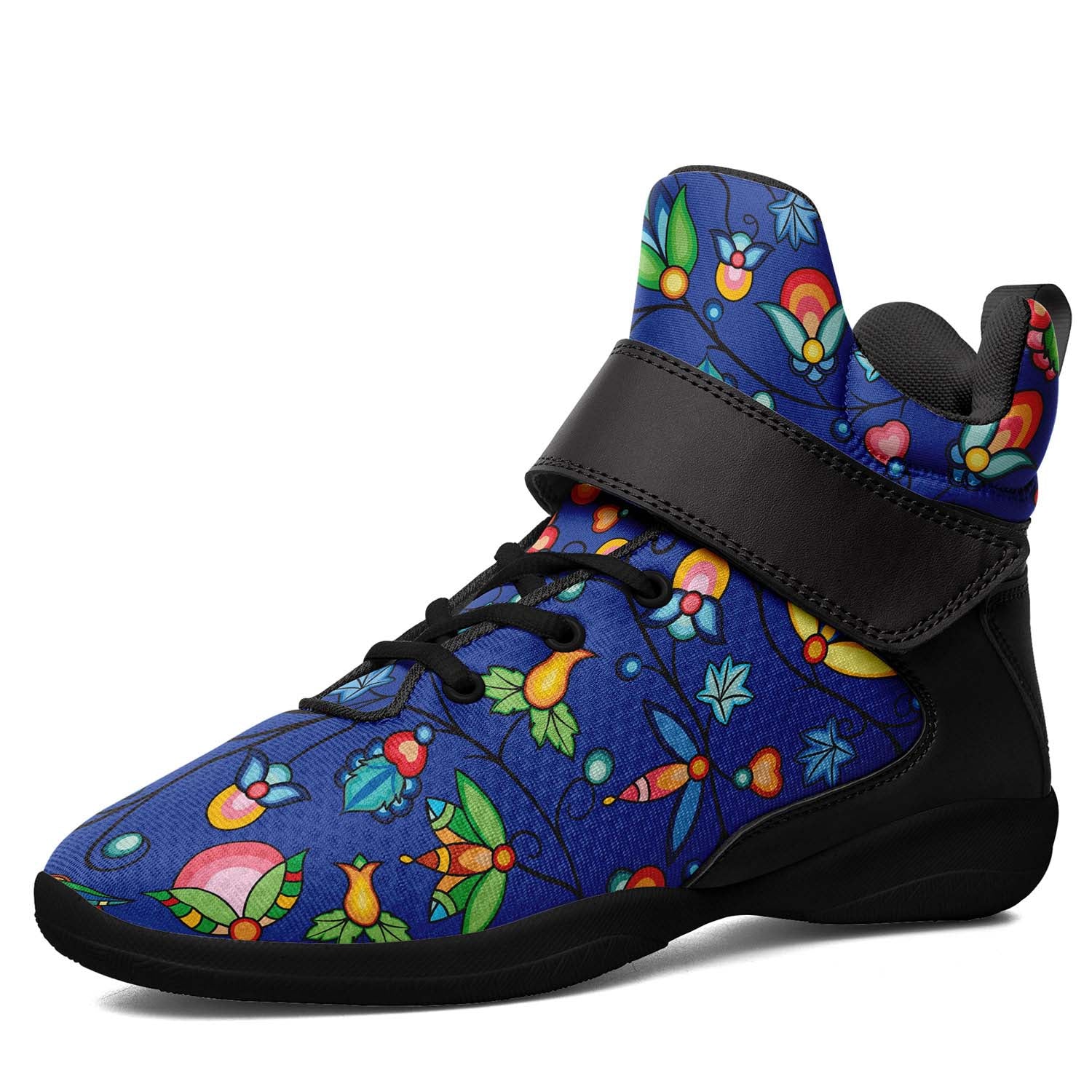 Prairie Plains Spirit Nightfall Ipottaa Basketball / Sport High Top Shoes - Black Sole