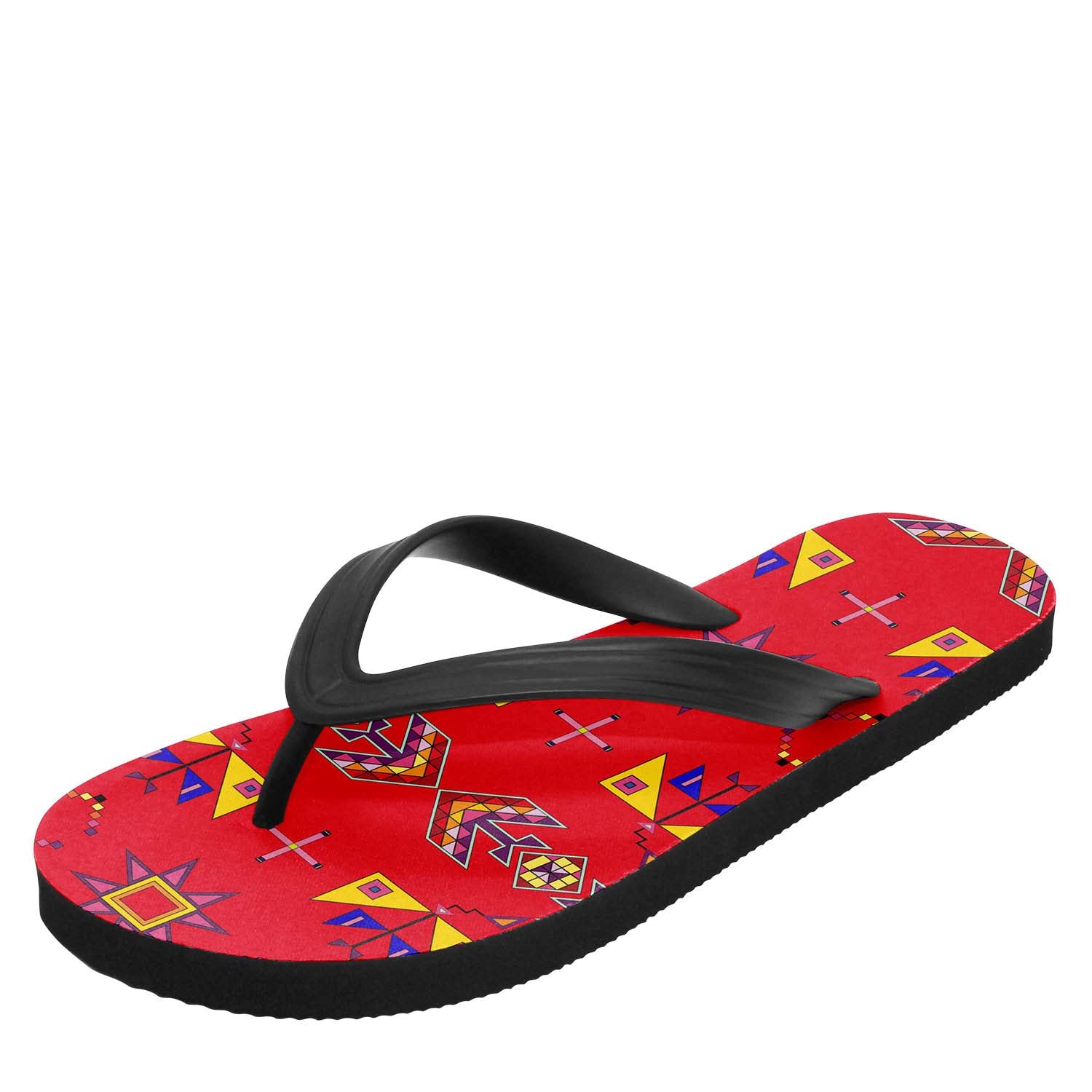 Scattered Generations Red Flip Flops