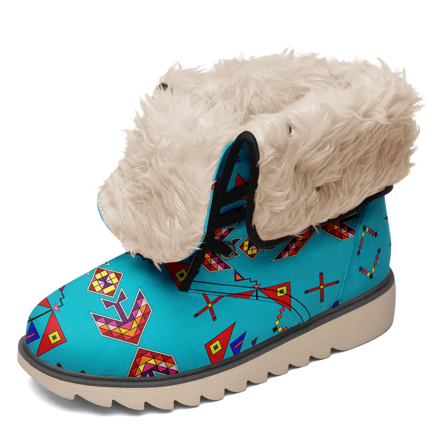 Scattered Generations Turquoise Polar Winter Boots