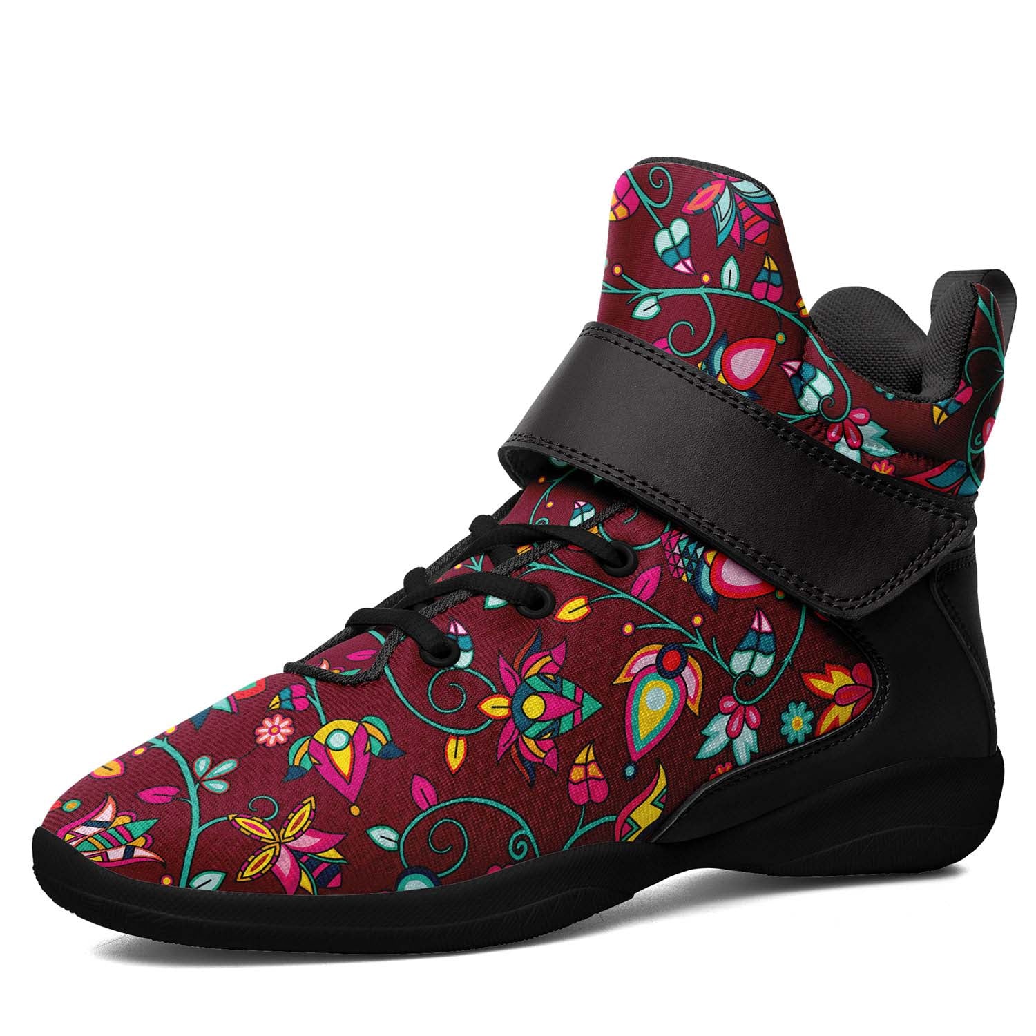 Thorny Path Cranberry Ipottaa Basketball / Sport High Top Shoes - Black Sole