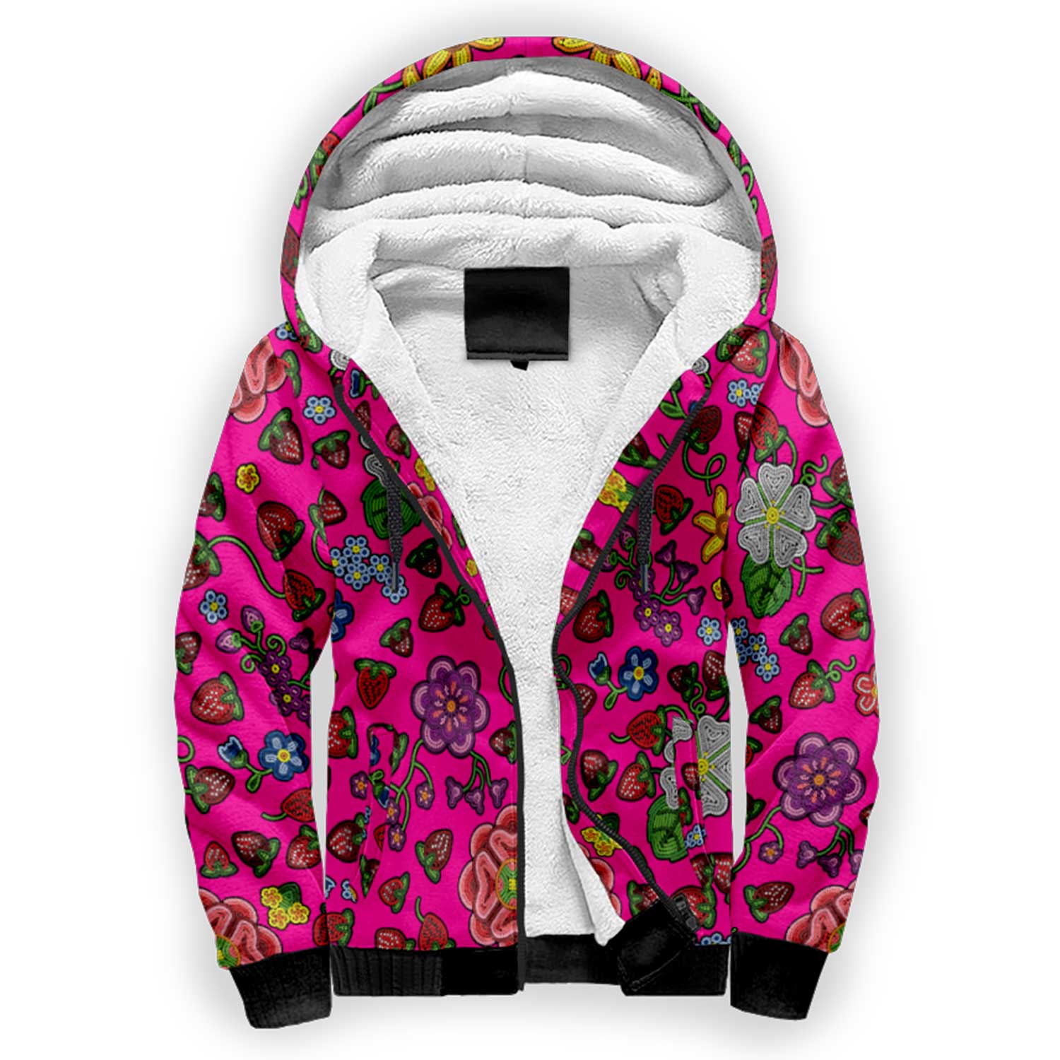 Berry Pop Blush Sherpa Hoodie