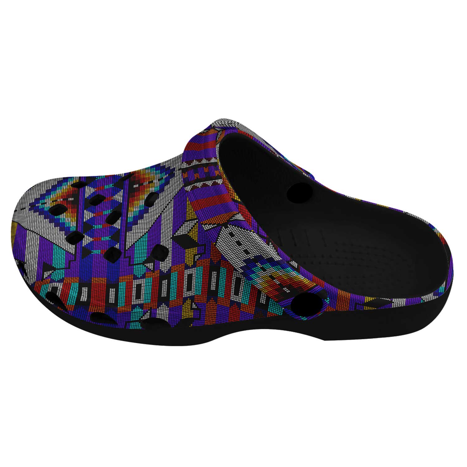 Medicine Blessing Purple Muddies Unisex Clog Shoes