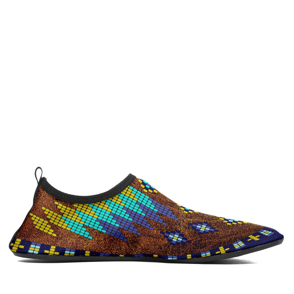 Scattered Generations Maize Kid's Sockamoccs Slip On Shoes