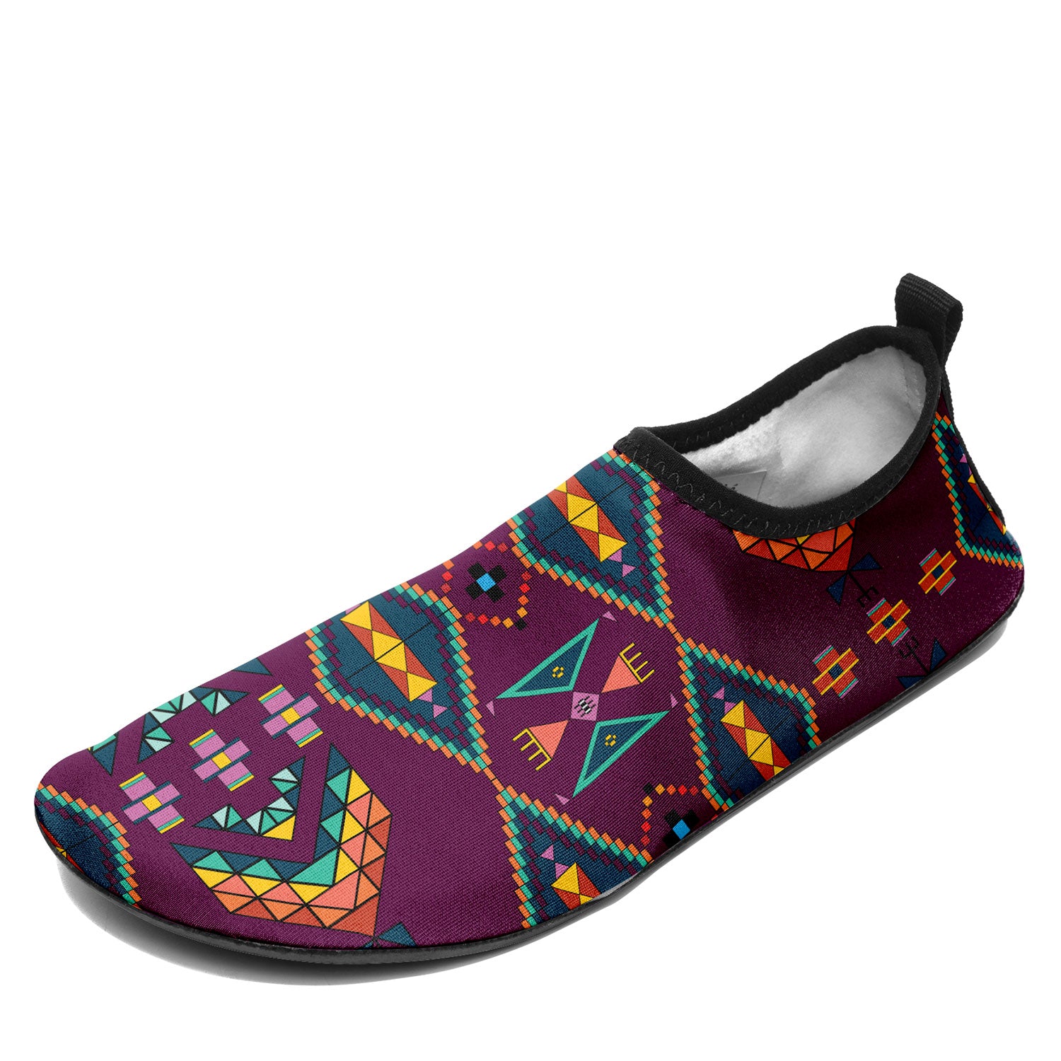 Travois Tipi Berry Kid's Sockamoccs Slip On Shoes