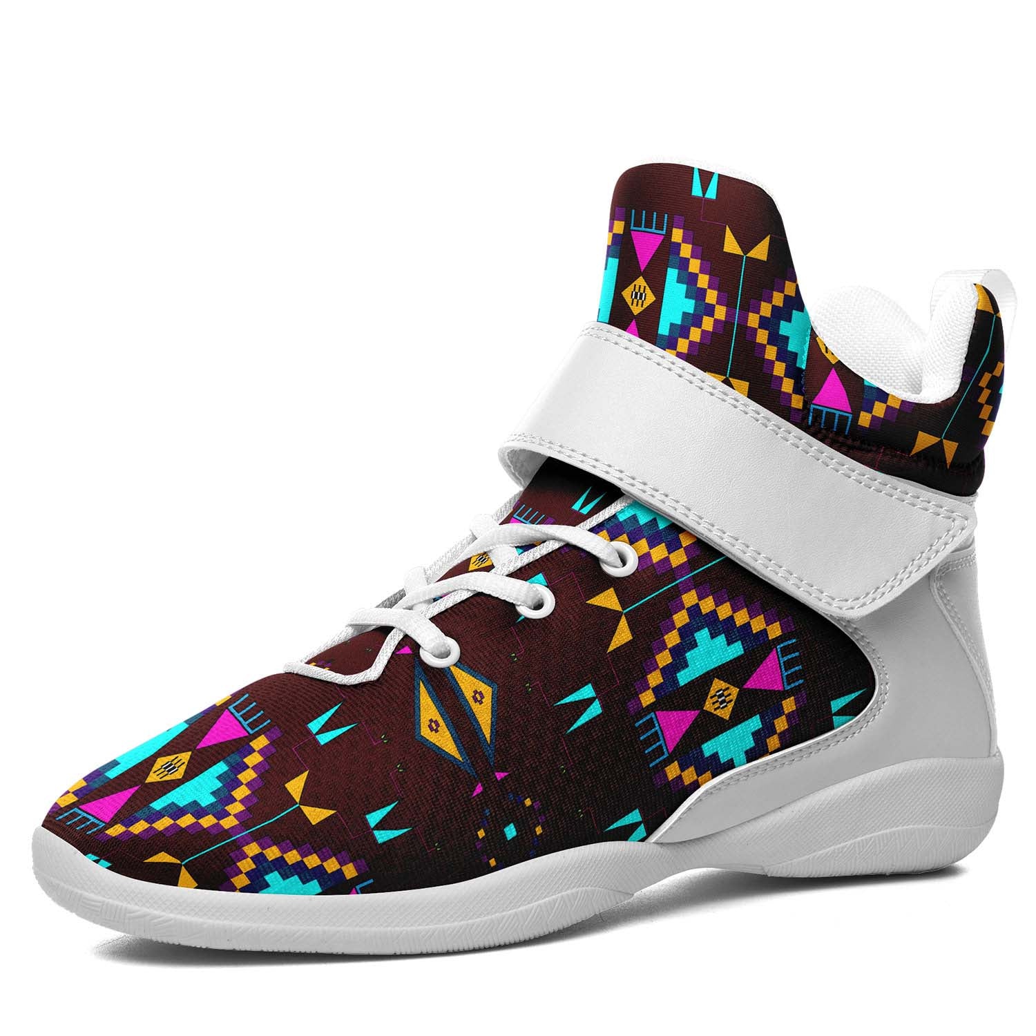 Rite of Passage Pemmican Berry Ipottaa Basketball / Sport High Top Shoes - White Sole