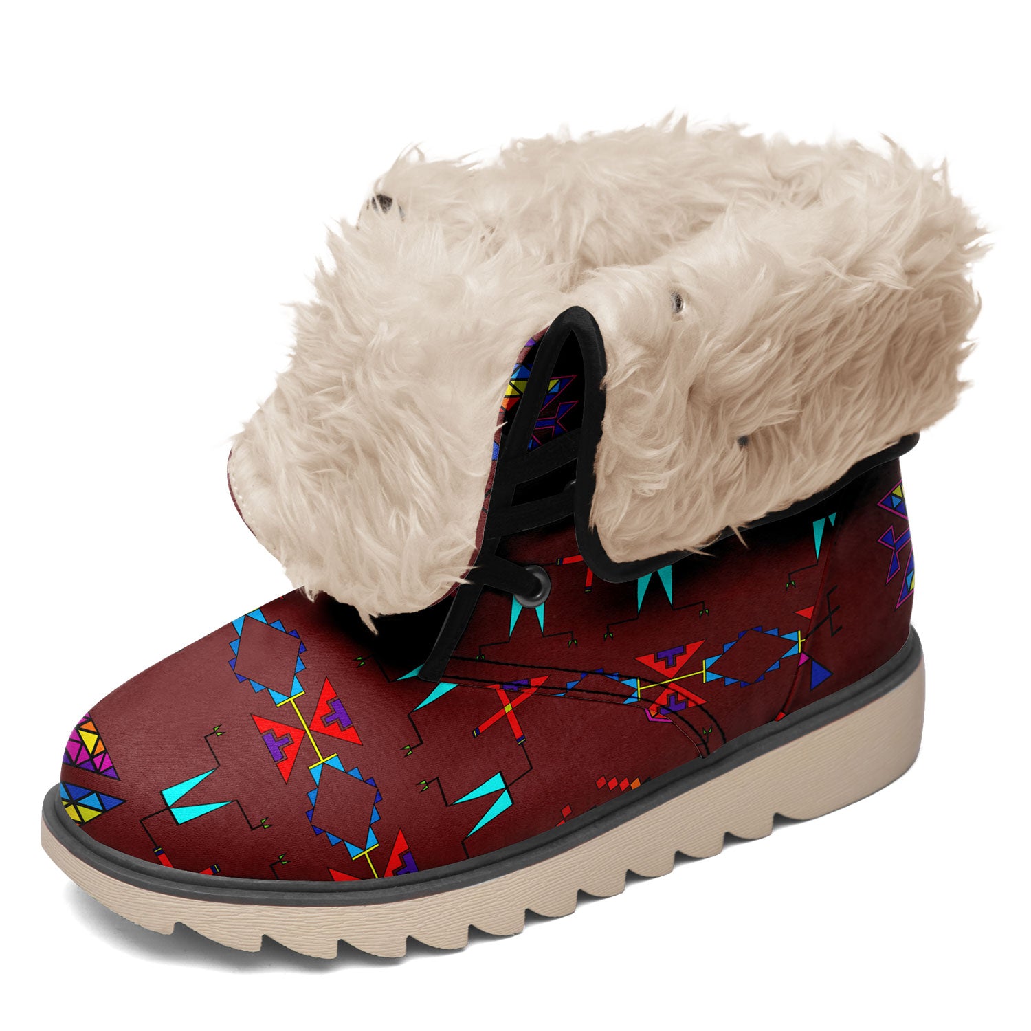 Rainy Chief Rainbow Earth Clay Polar Winter Boots