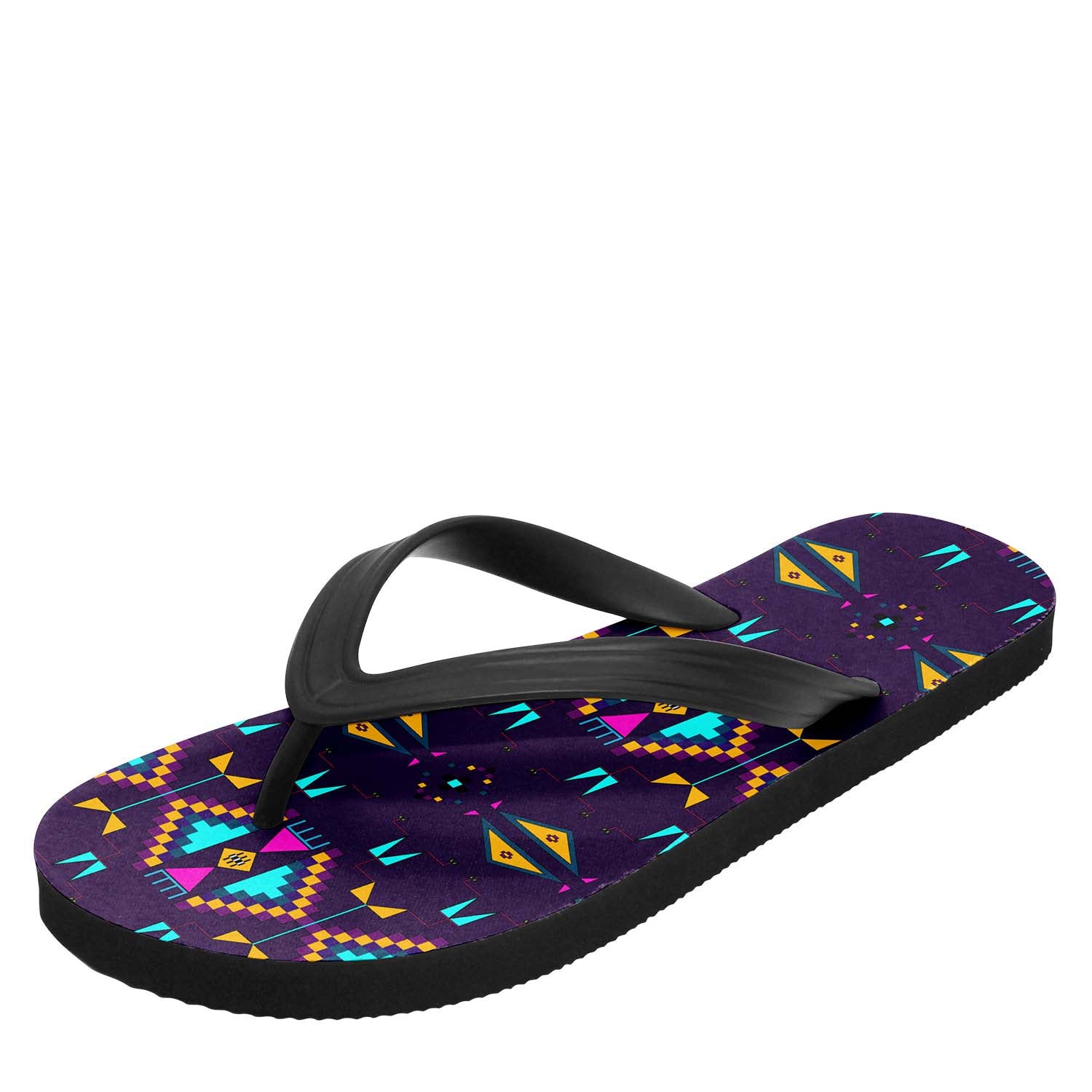 Rite of Passage Dark Purple Flip Flops