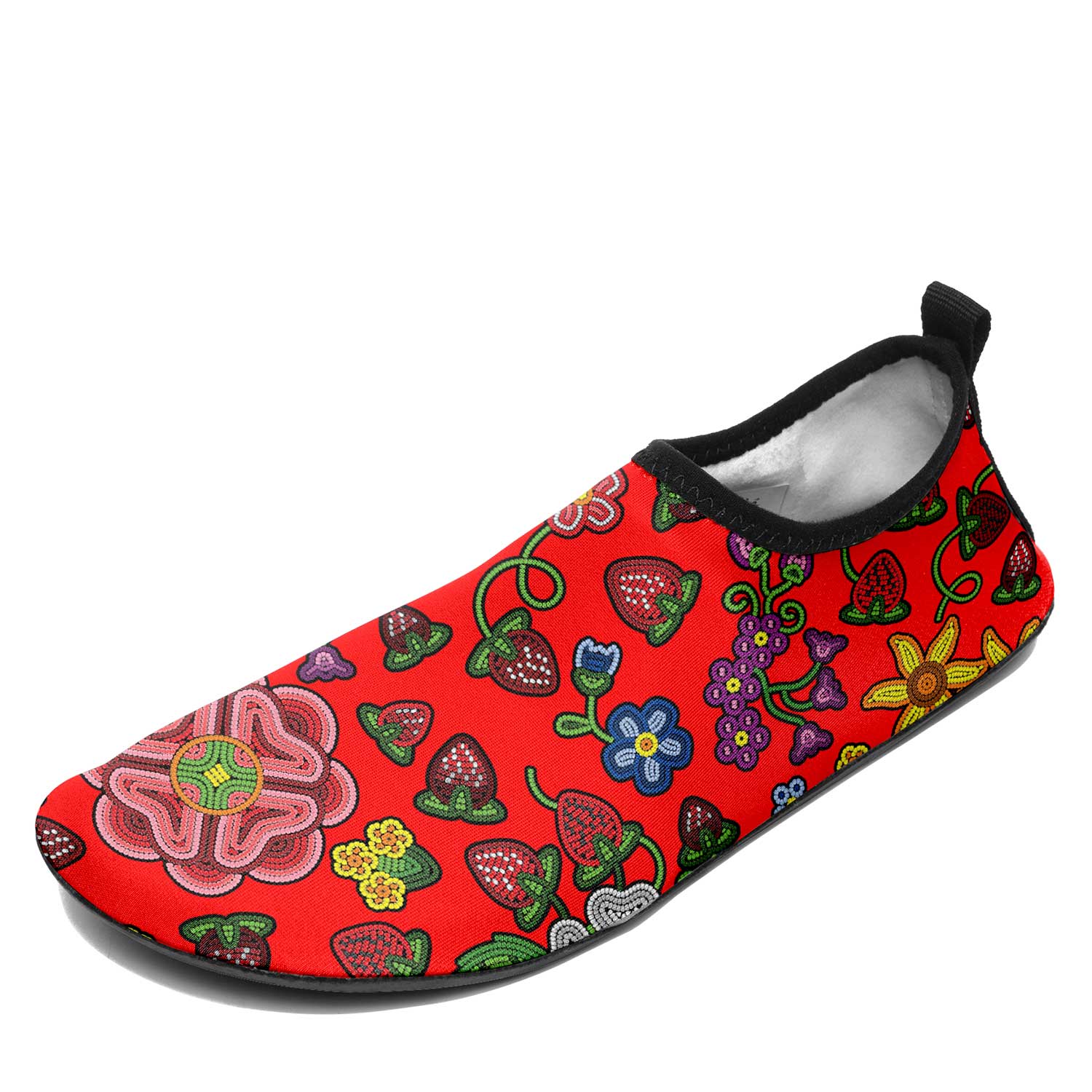 Berry Pop Fire Kid's Sockamoccs Slip On Shoes