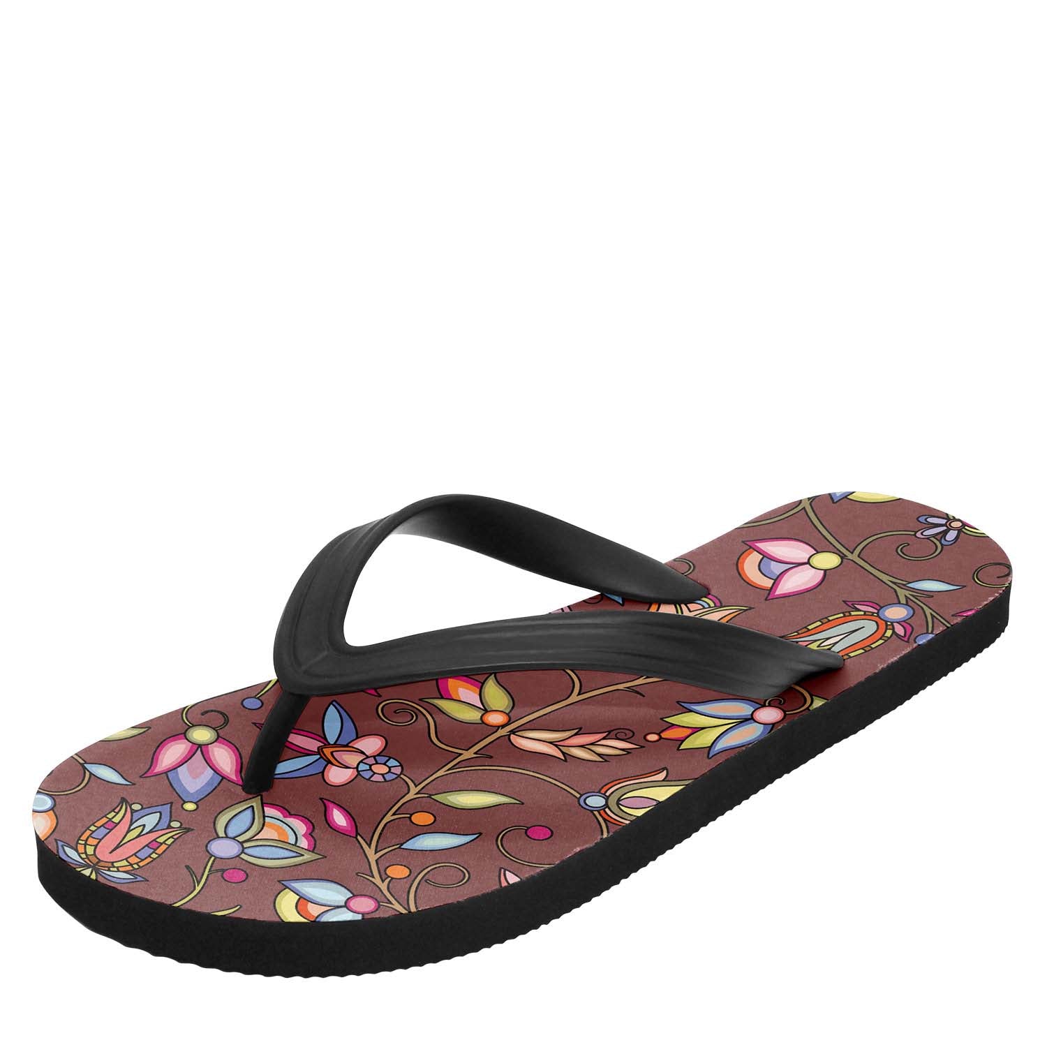 Buffalo Bloom Clay Flip Flops