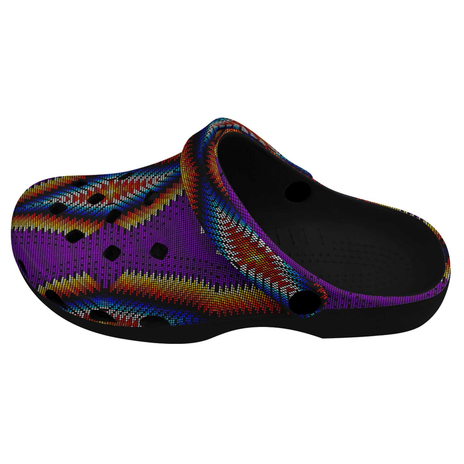 Diamond in the Bluff Purple Muddies Unisex Clog Shoes