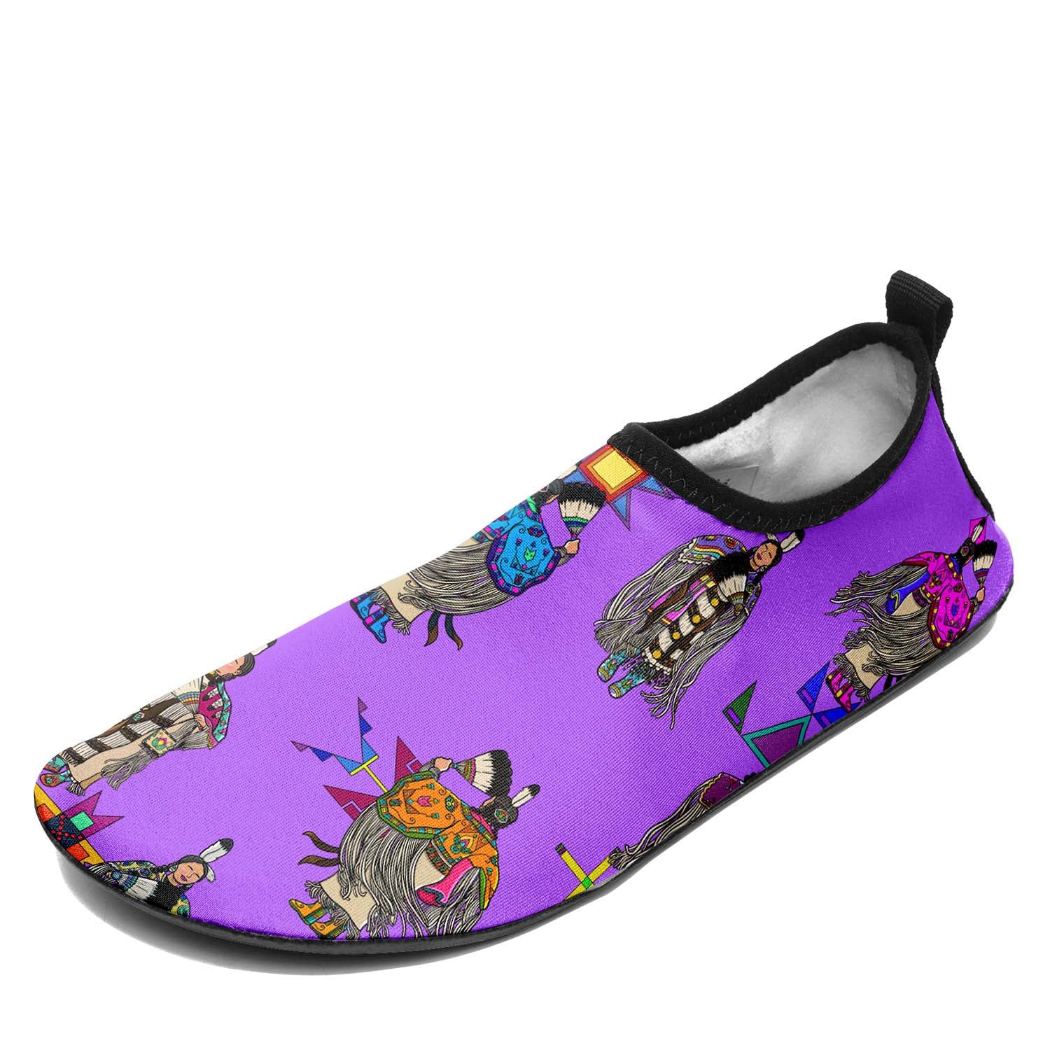 Women's Tradish Dancers Purple Sockamoccs