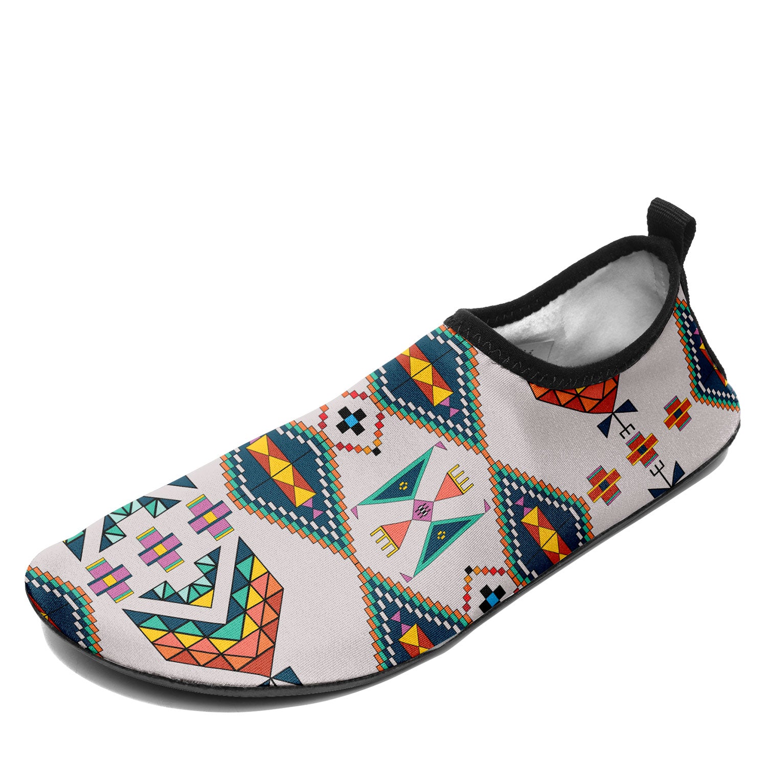 Travois Tipi Light Grey Kid's Sockamoccs Slip On Shoes